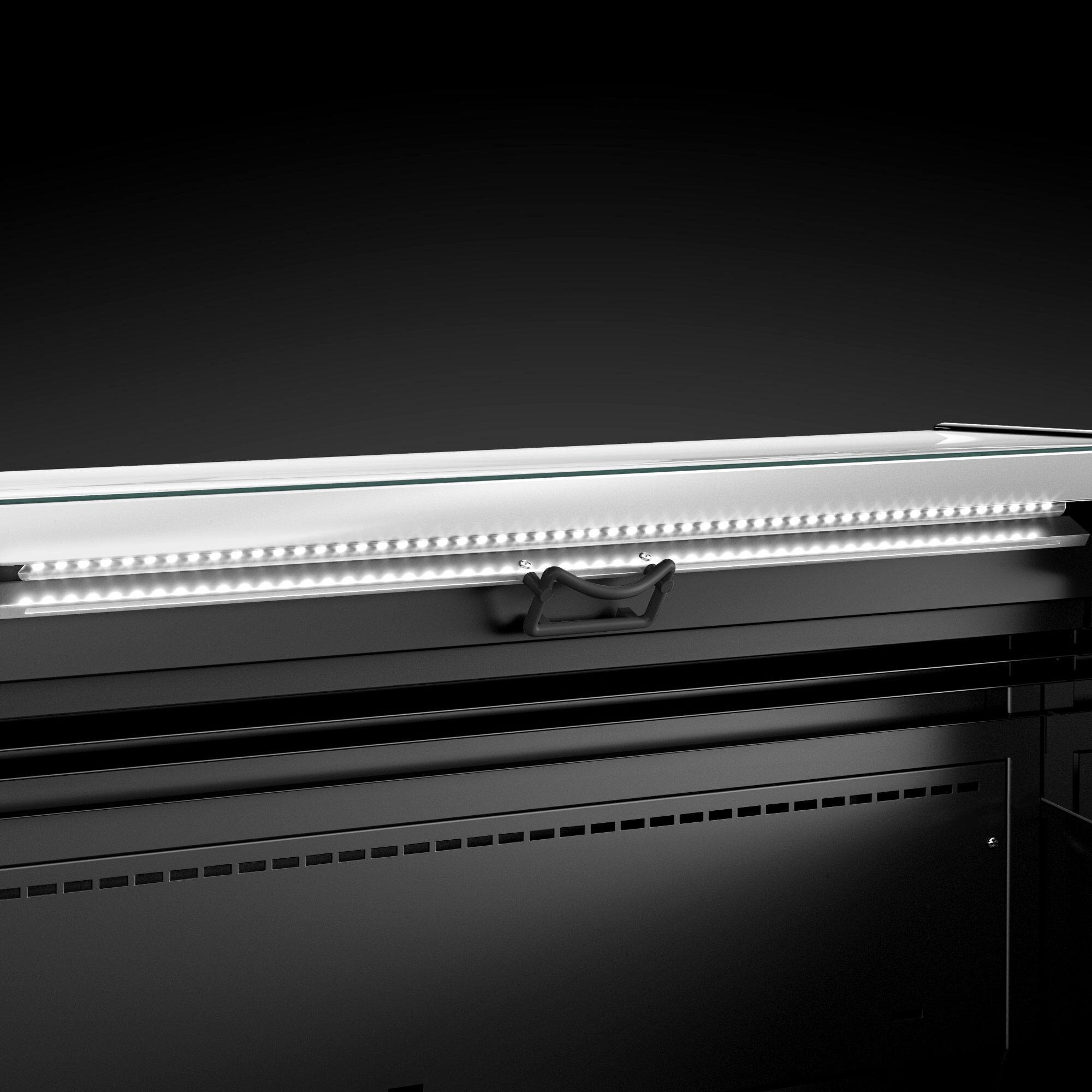 Chladicí ostrov - 1955x1063 mm - 255 l - černá