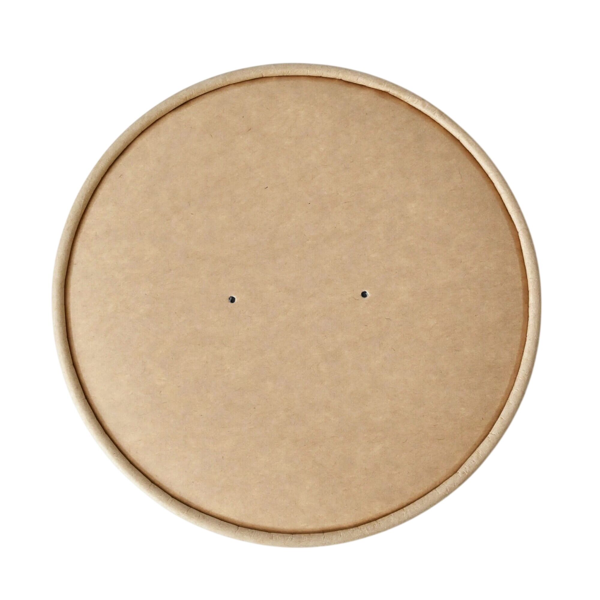 (300 pcs) Barquette réutilisable - Ronde - Brun