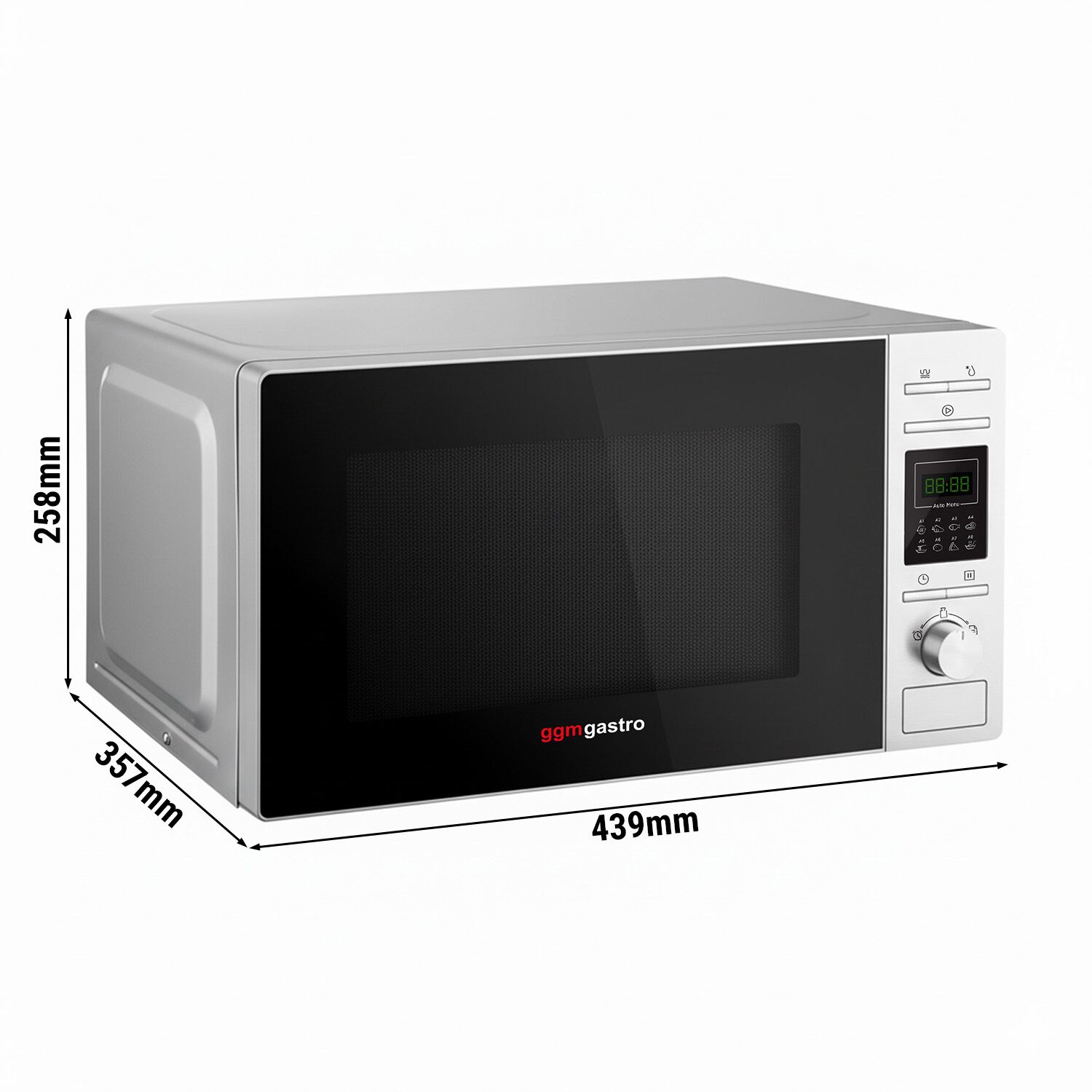 Micro-ondes avec grill – 20 litres – 1 kW – Numérique