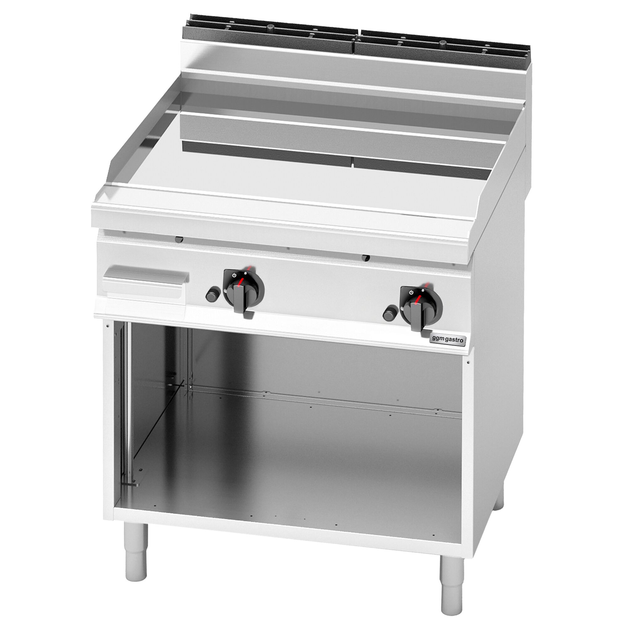 Plaque de cuisson à gaz - 13,8 kW - lisse - avec finition brillante