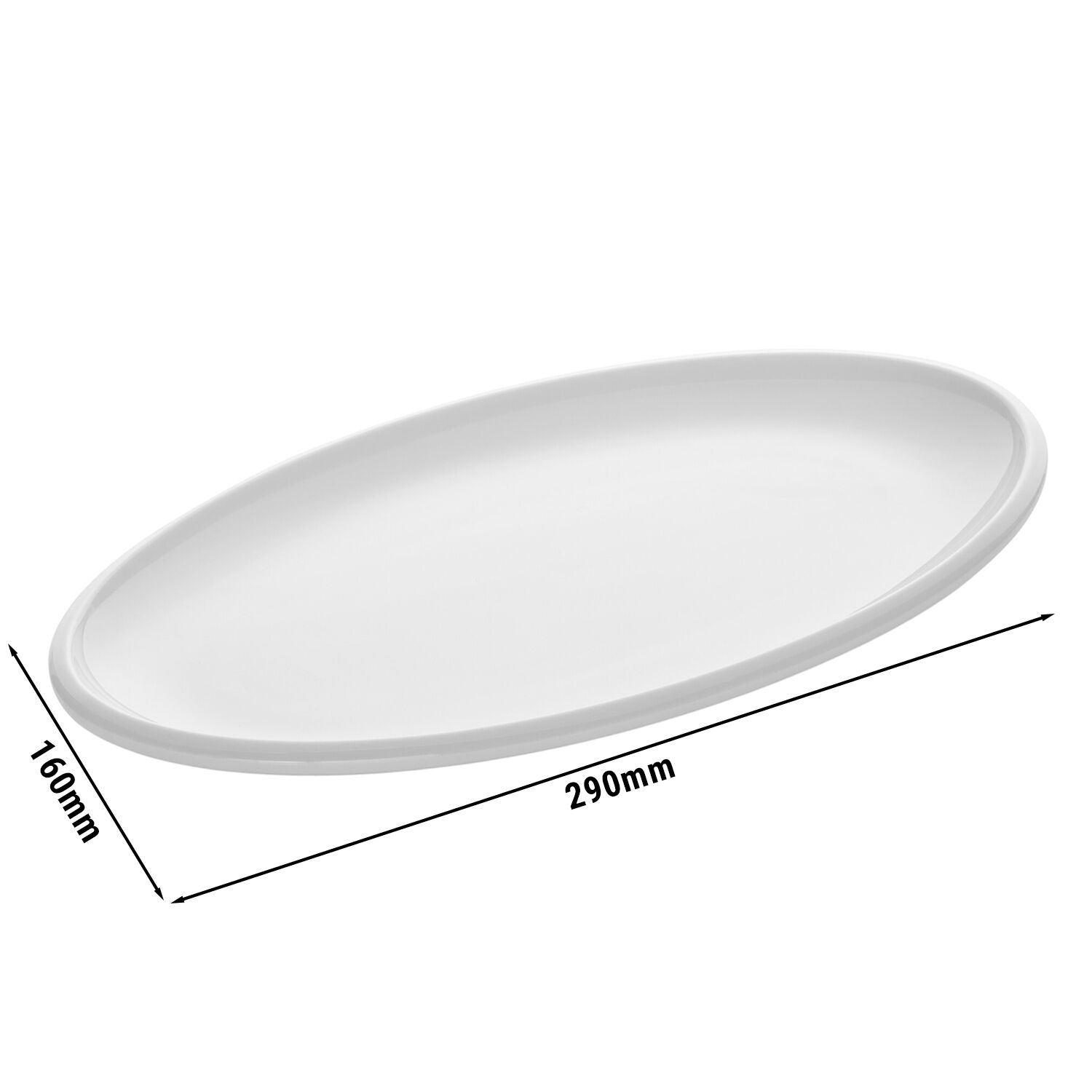 (6 sztuk) WMF | SYNERGY – Talerz – owalny – 290 x 160 mm