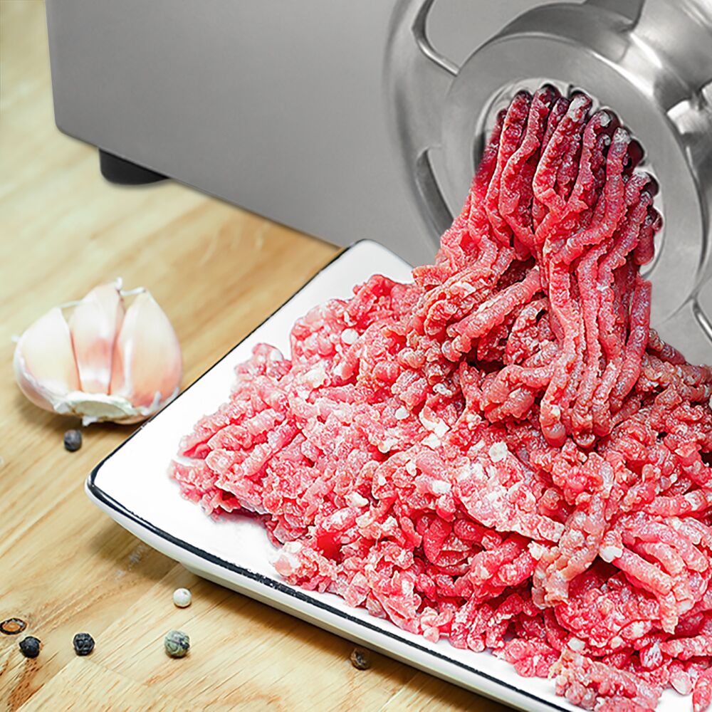 Heavy Duty Electric Meat Mincer Size 22 - 620-680kg/h - 1.1 kW - Mincing Plate 4.5mm