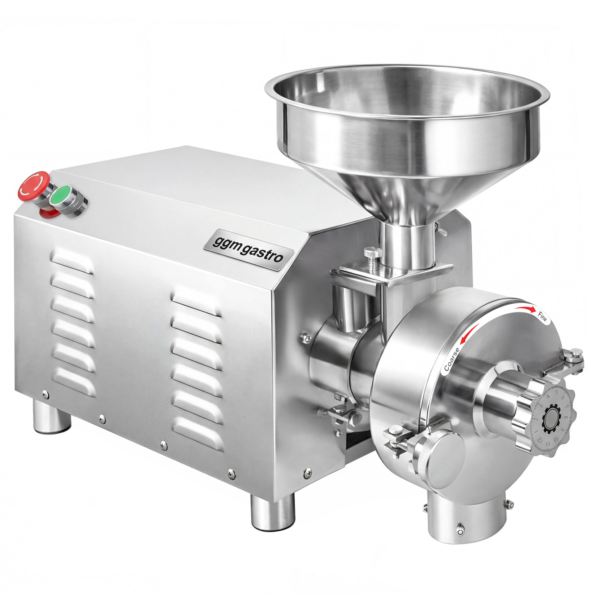 Moulin à céréales électrique Professionnel - 60kg/h - Réglage de finesse en continu - 3kW - 1500tr/min