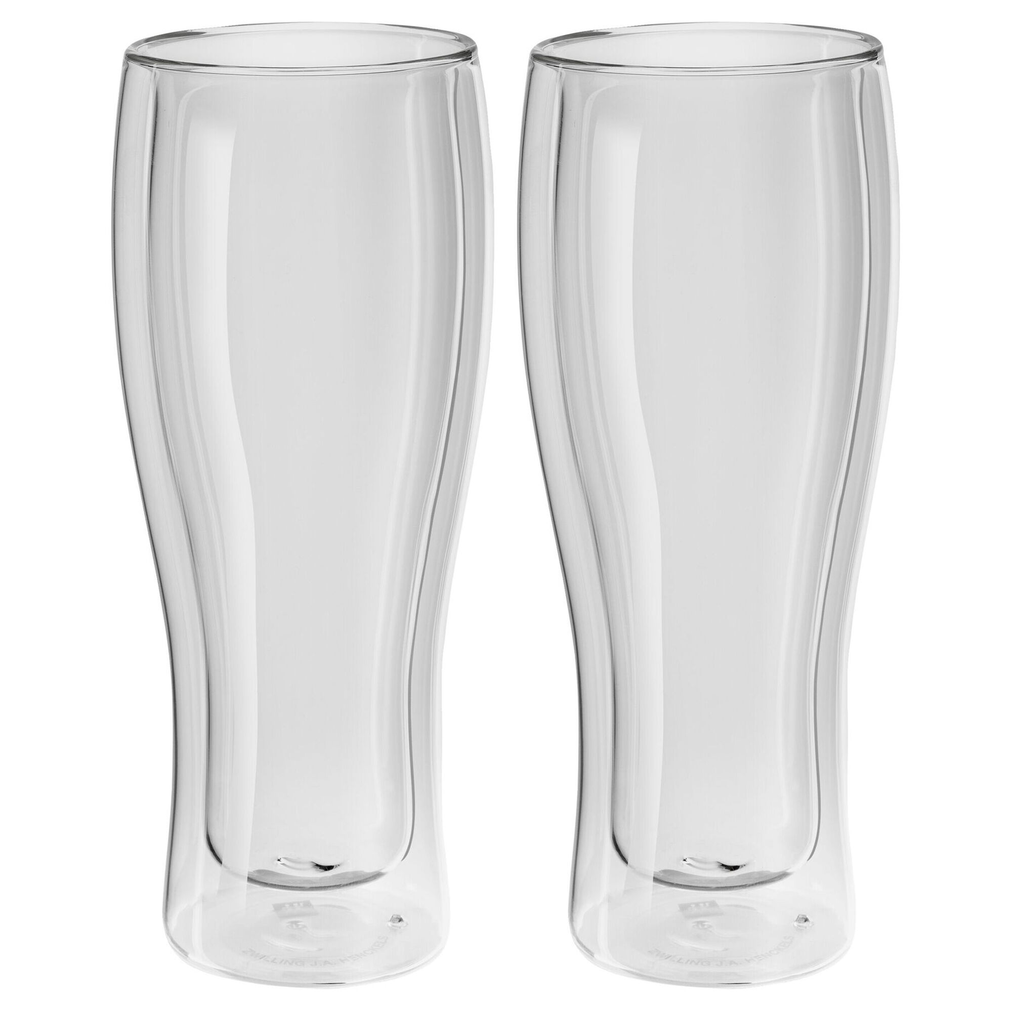 (2) ZWILLING | Sorrento Bar Beer Glass Set – 410 ml - double‑walled borosilicate