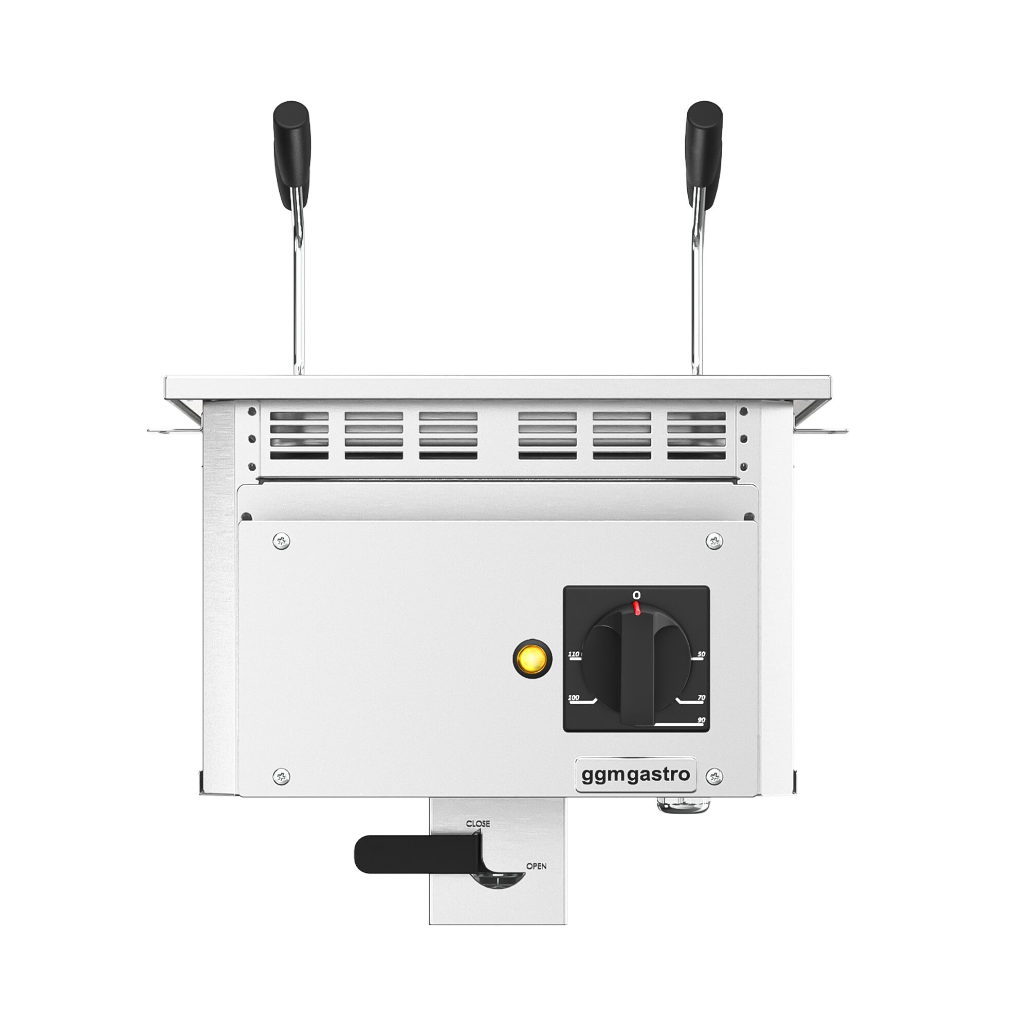 Électrique Cuiseur à pâtes professionnel - 13L - 7,5kW - avec robinet de vidange - avec 3 paniers inclus