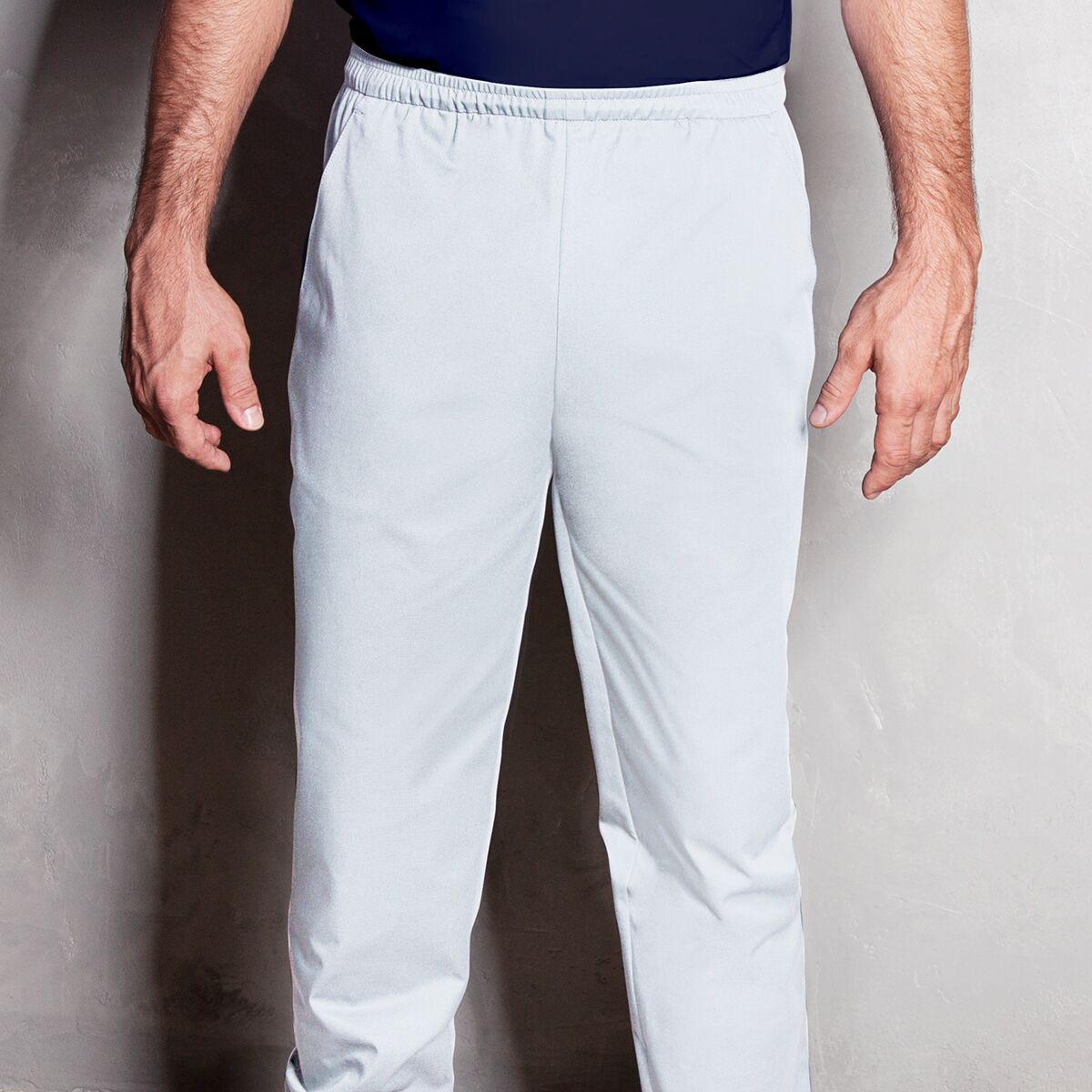 (6 pièces) KARLOWSKY | Pantalon à enfiler Kaspar - Blanc - Taille : L