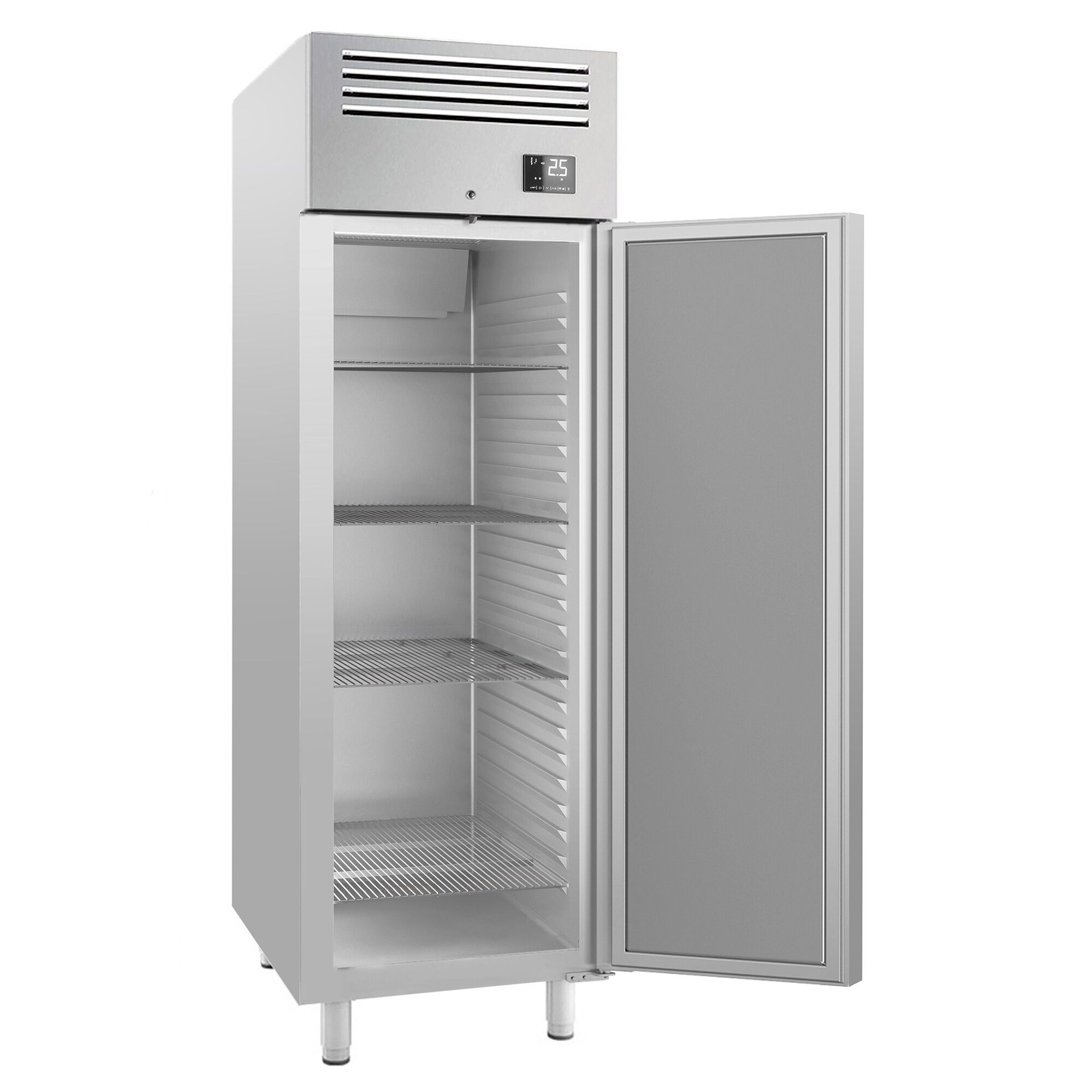 Armoire réfrigérée positive Inox AISI 304 PREMIUM PLUS - GN 2/1 - 560 L - avec 1 porte