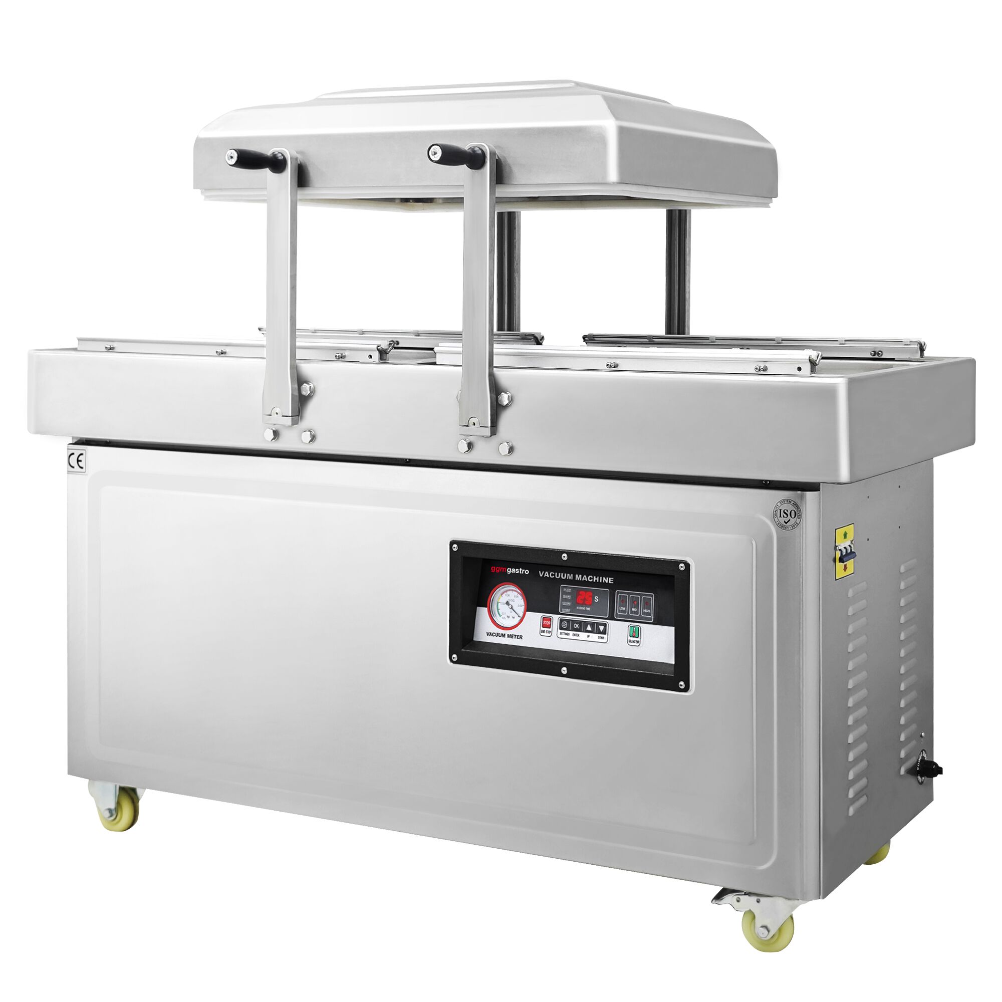 Machine sous vide à double cloche – 3 × 20 m³/h – 3 × 750 watts