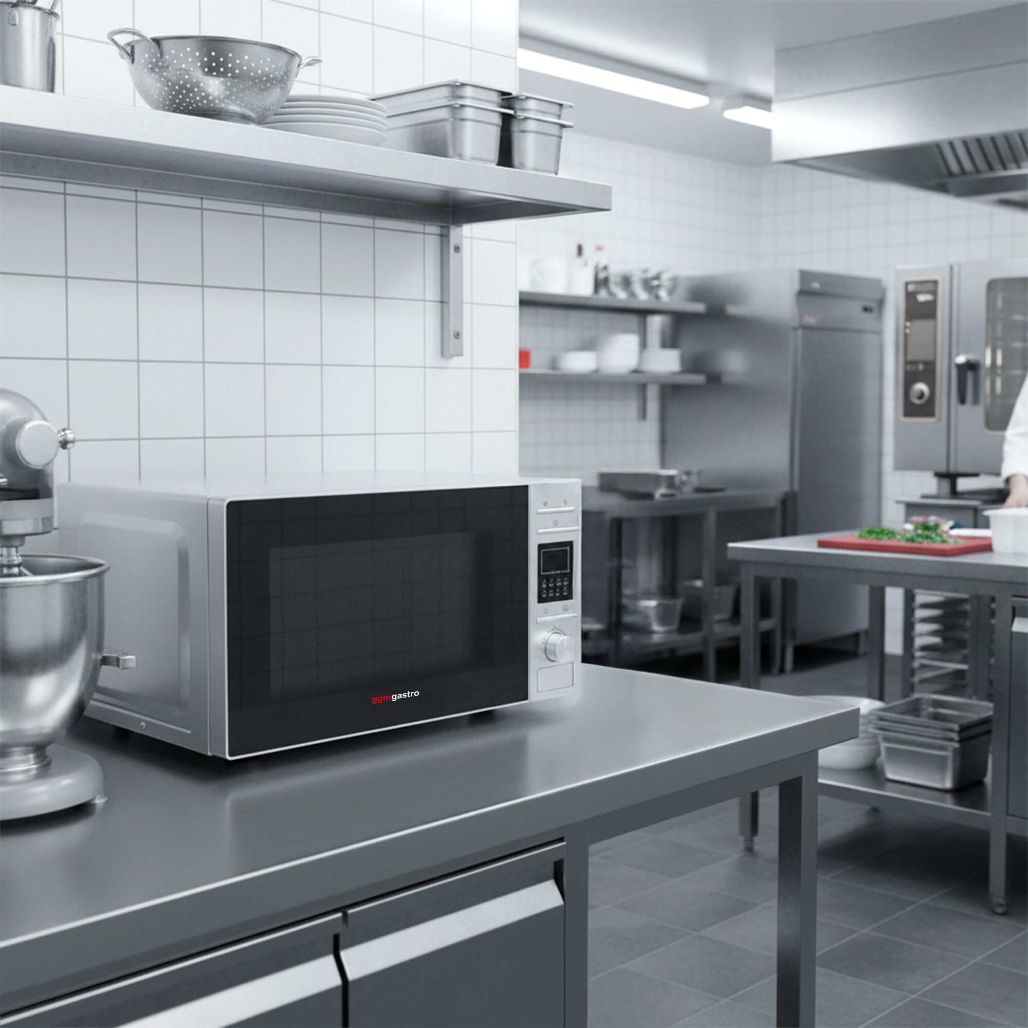 Micro-ondes avec grill – 20 litres – 1 kW – Numérique