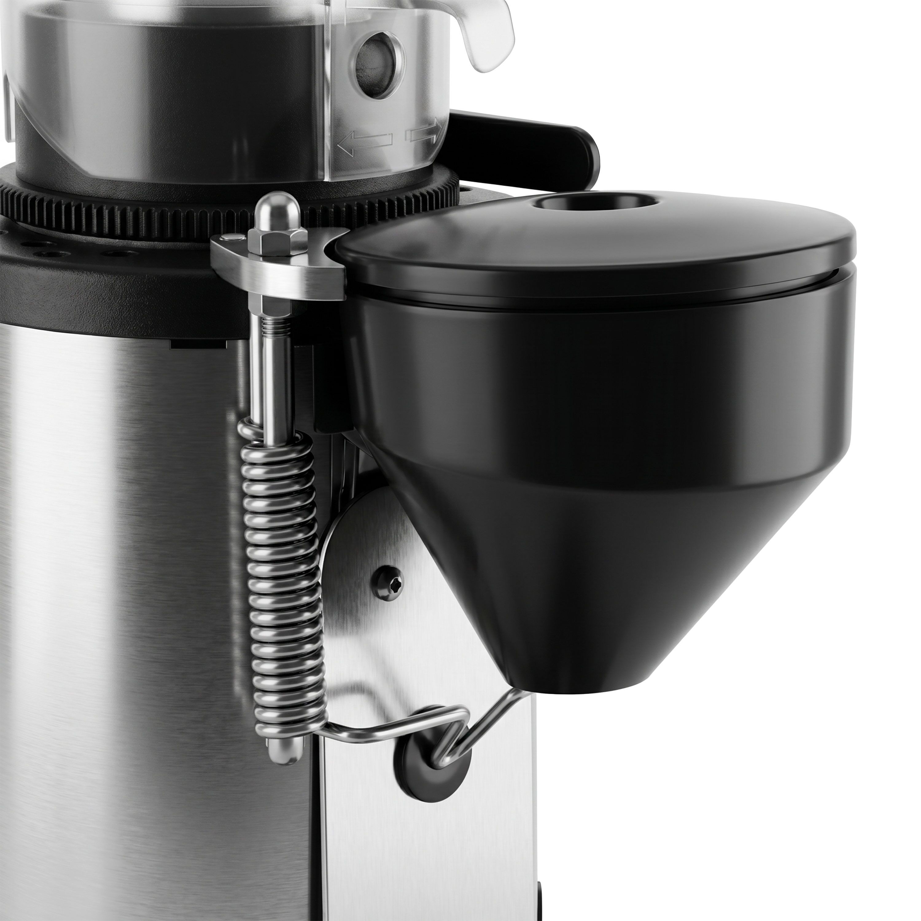 Espresso koffiemolen - 2kg bonenreservoir - geluidsarm - 63dB - On-demand (direct in zeefhouder) - RVS behuizing