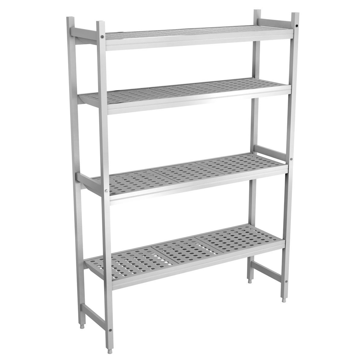 Étagère de base en aluminium - 1190 x 1685 mm - Capacité de charge : 450 kg