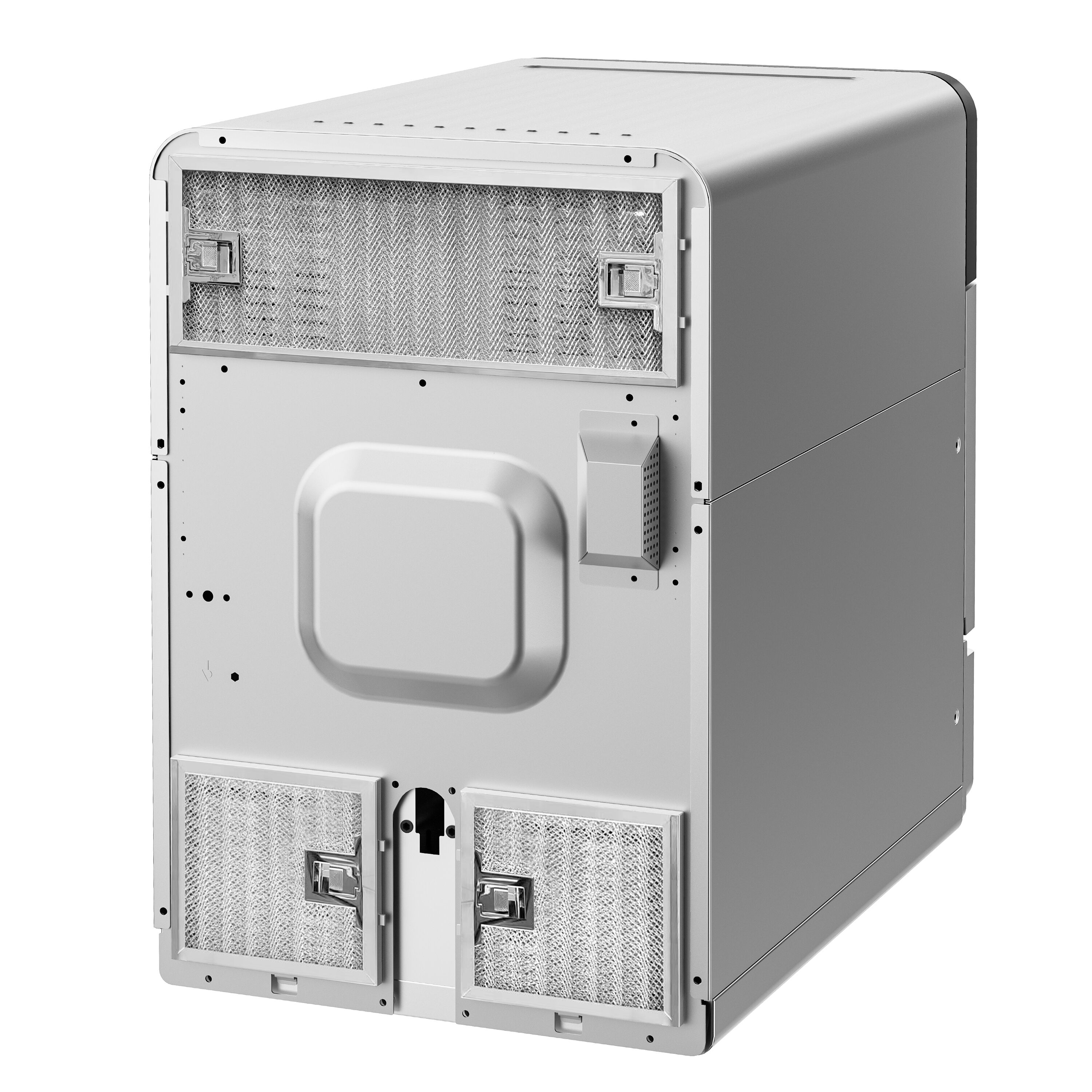 Four rapide - 3 kW - avec fonction gril et micro-ondes - 18,7 litres - Argenté