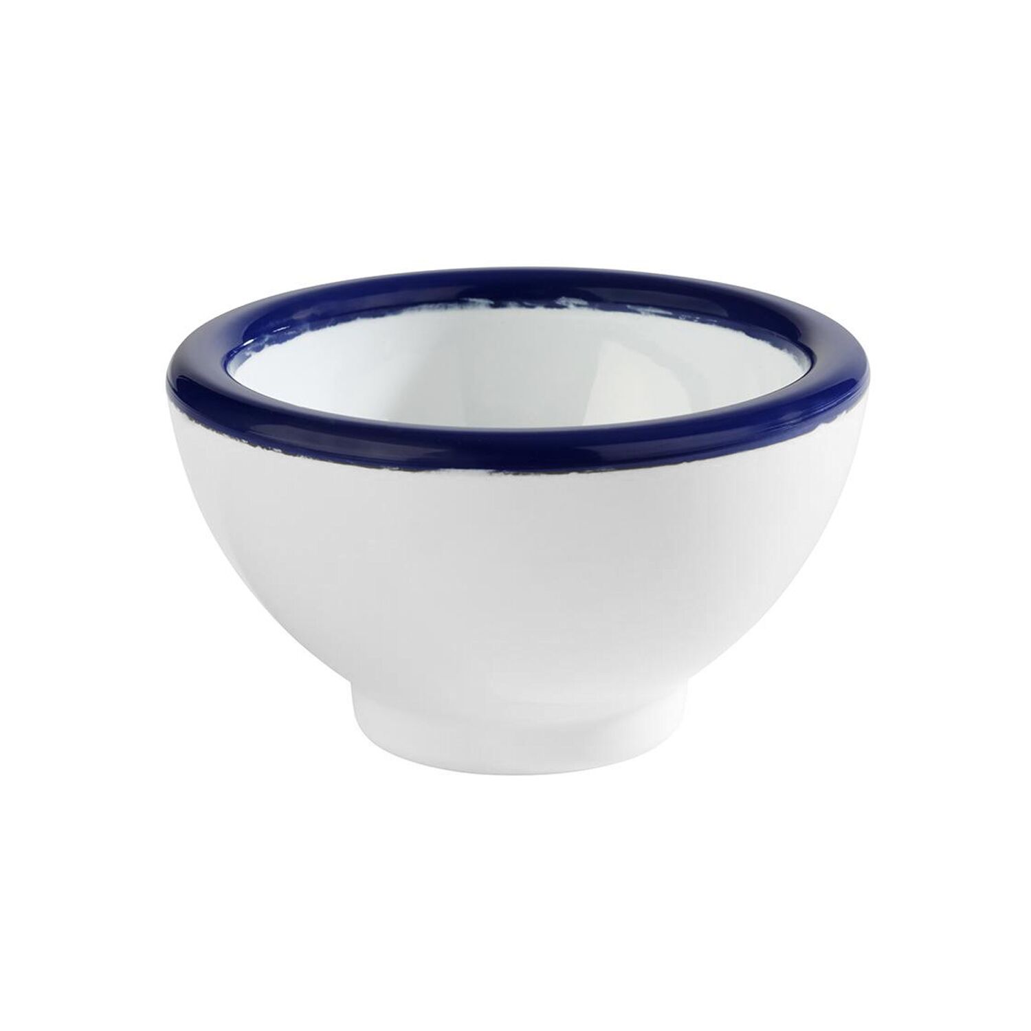 (6 pièces) Coupelles à sauce - ENAMEL LOOK - Melamine - 20 ml - Ø 55 mm - Blanc