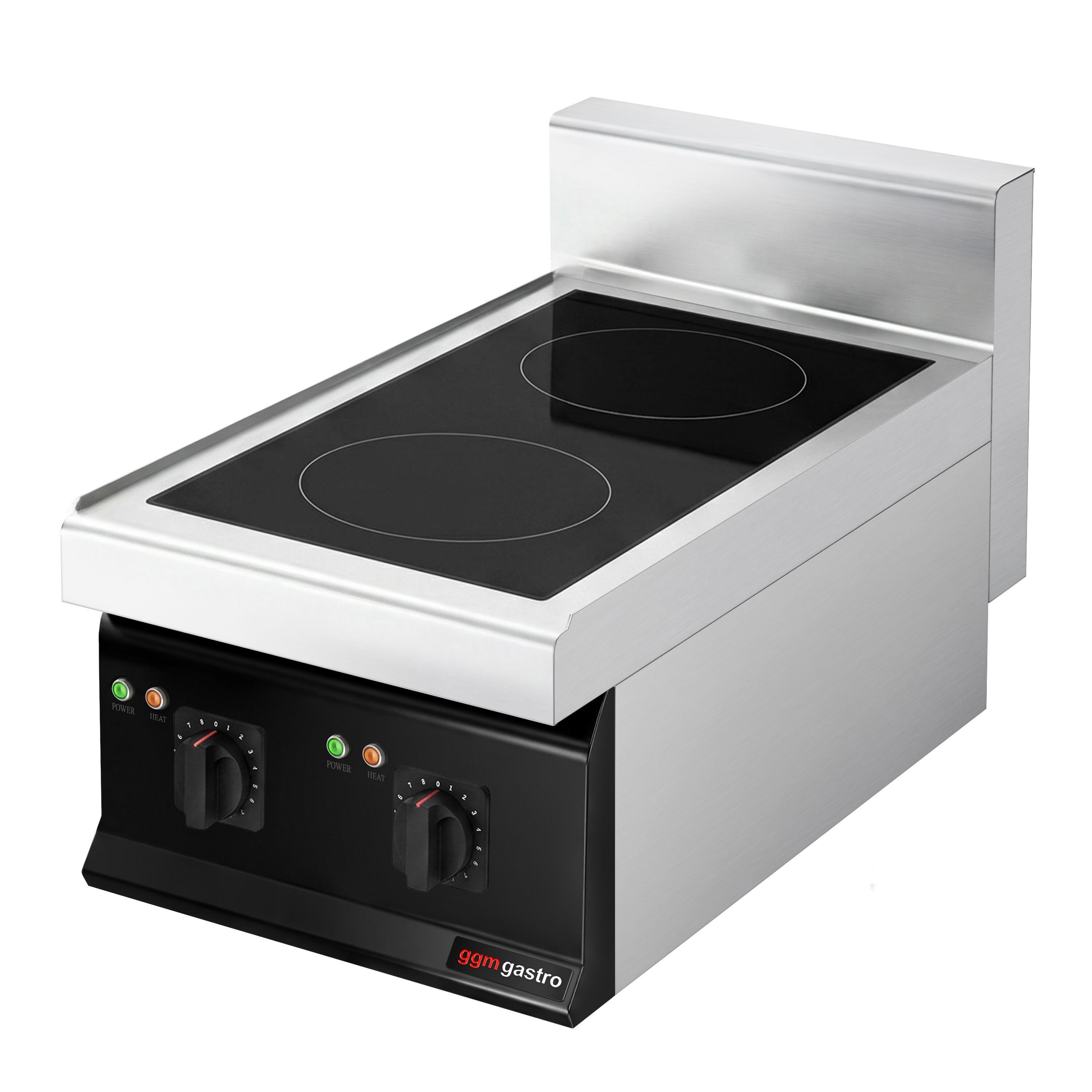 Cuisinière à induction - 7 kW - 2 plaques de cuisson