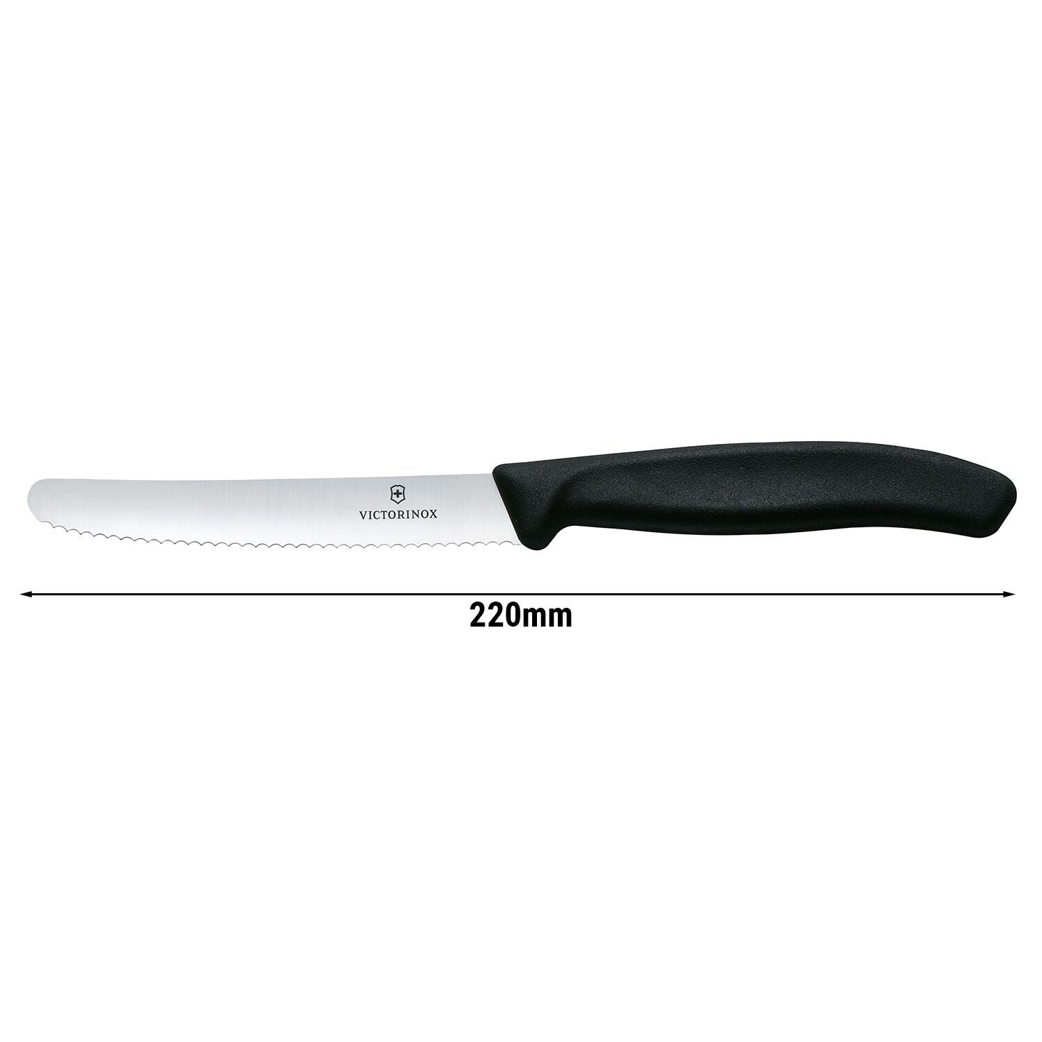 VICTORINOX | SWISS CLASSIC- Tomaten & Tafelmesser mit Wellenschliff - Klinge: 110mm - 6tlg
