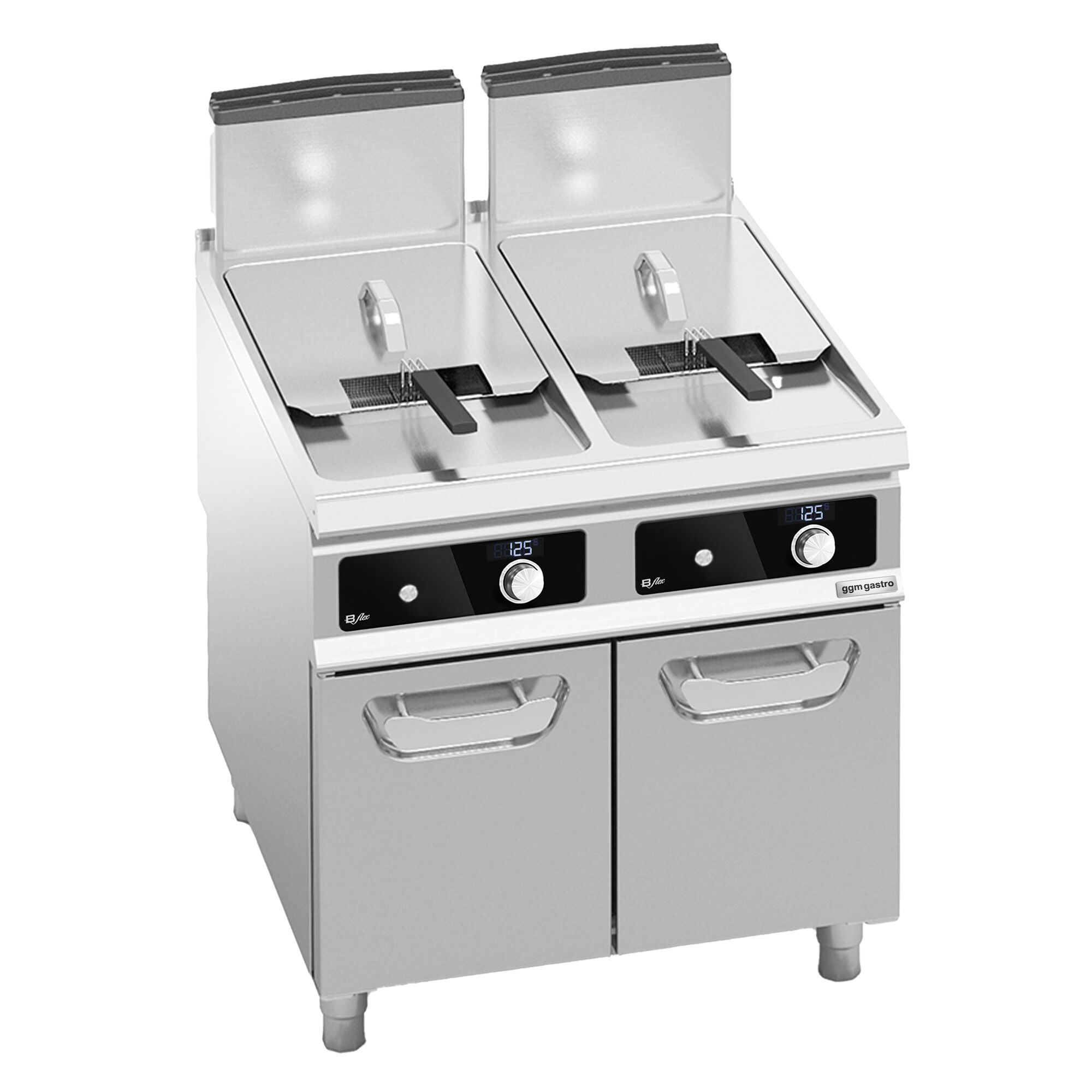 Friteuse à gaz double - 20 + 20 litres - 35 kW - Bflex Digital