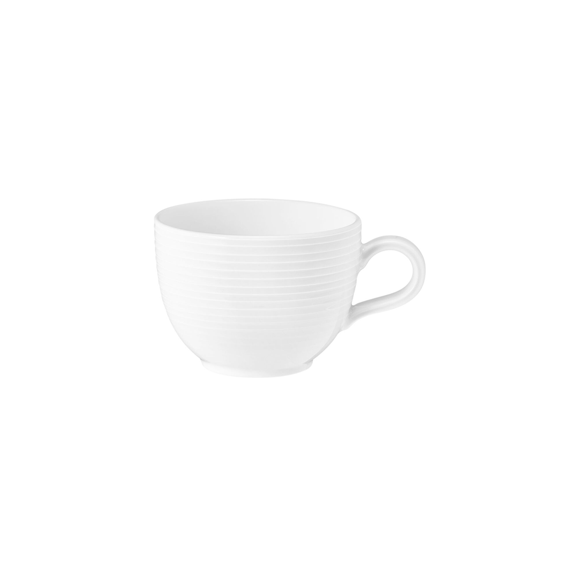 (6 pièces) SELTMANN WEIDEN | Tasse de cafétéria Tulipe – 220 ml – Blanc
