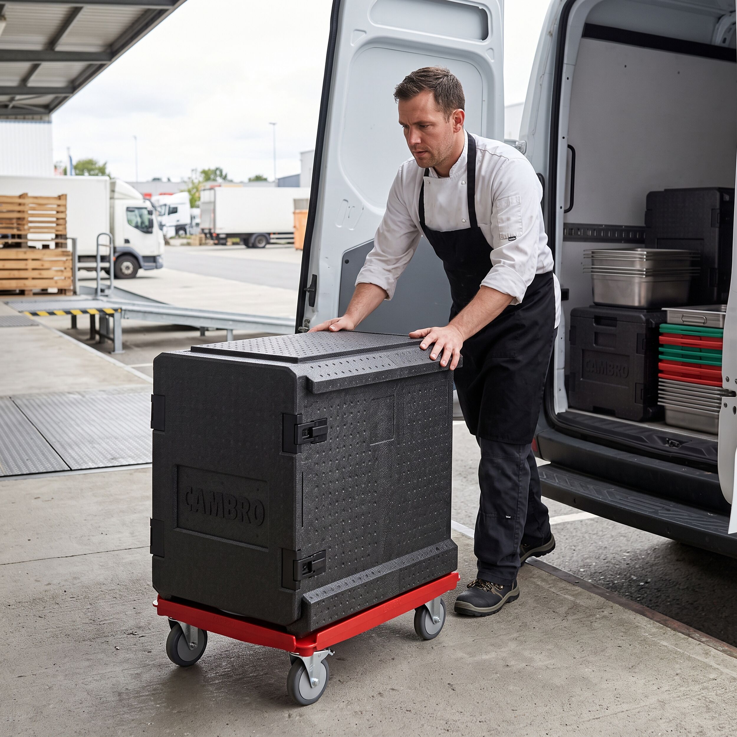 CAMBRO | Cam GoBox® – Smart Heater – elektrická ohřívací nádoba – s předním plněním – GN 1/1