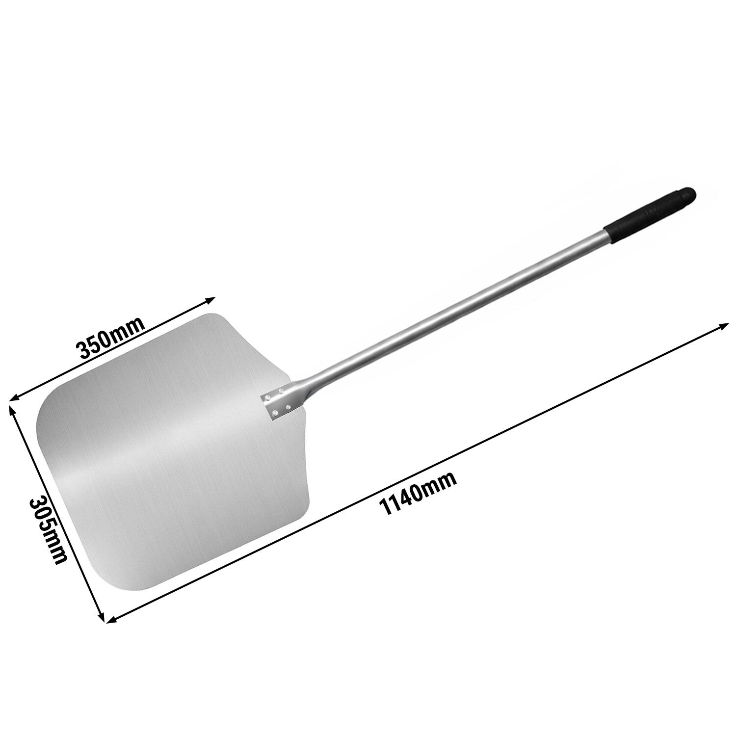 Pelle à pizza rectangulaire - Aluminium - 305x350mm