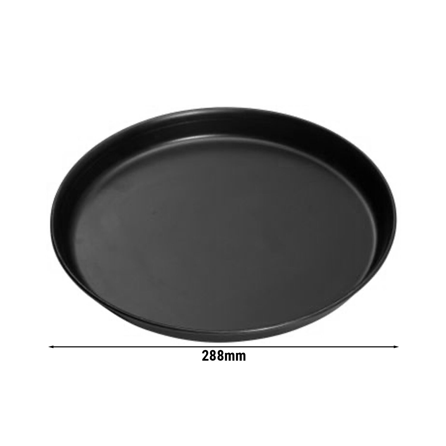 Plaque à pizza - tôle noire - Ø 280 mm