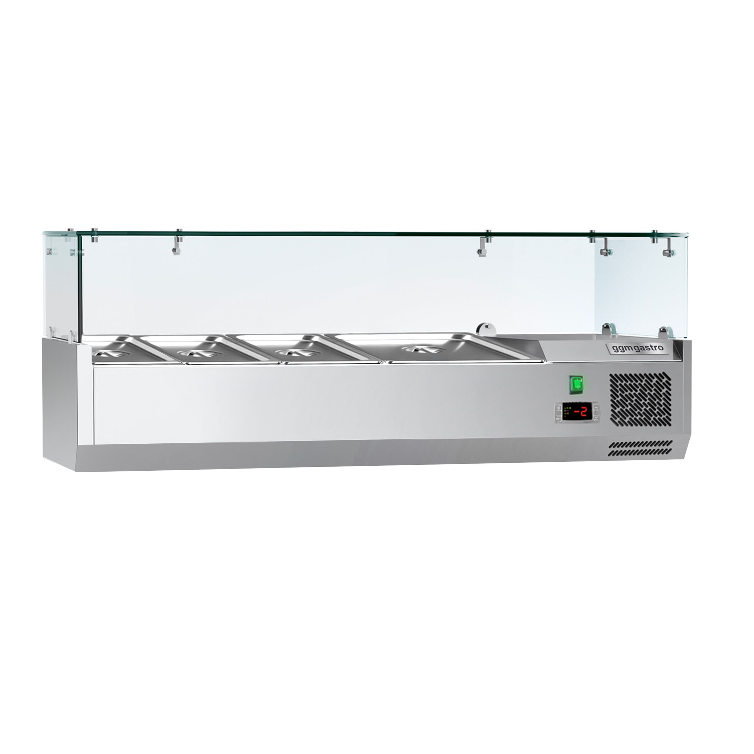 Vitrine Réfrigérée à Ingrédients ECO - 1200x395mm - 4x GN 1/3