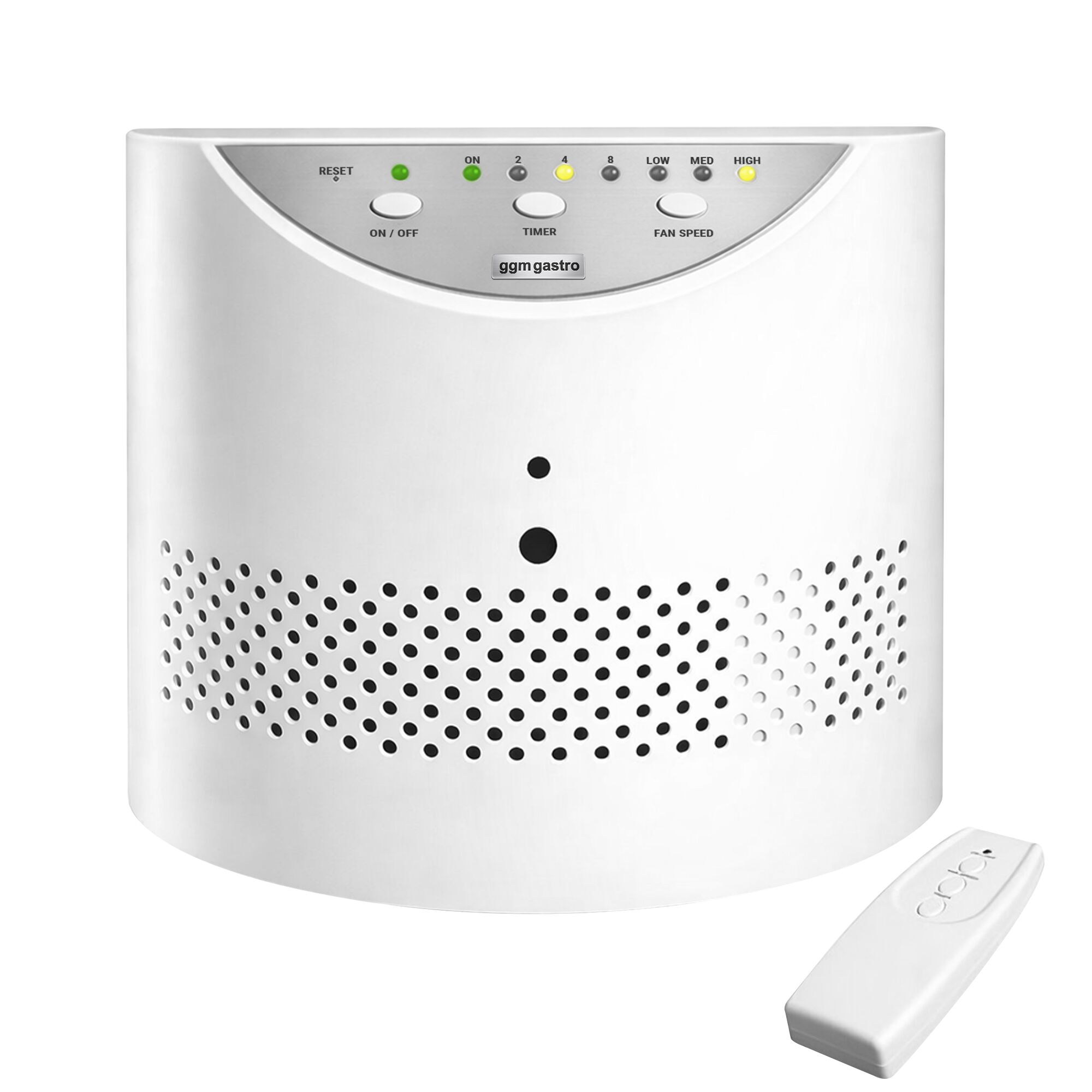 Purificateur d’air – 3 niveaux de puissance – avec fonction minuterie et télécommande – env. 28 m²