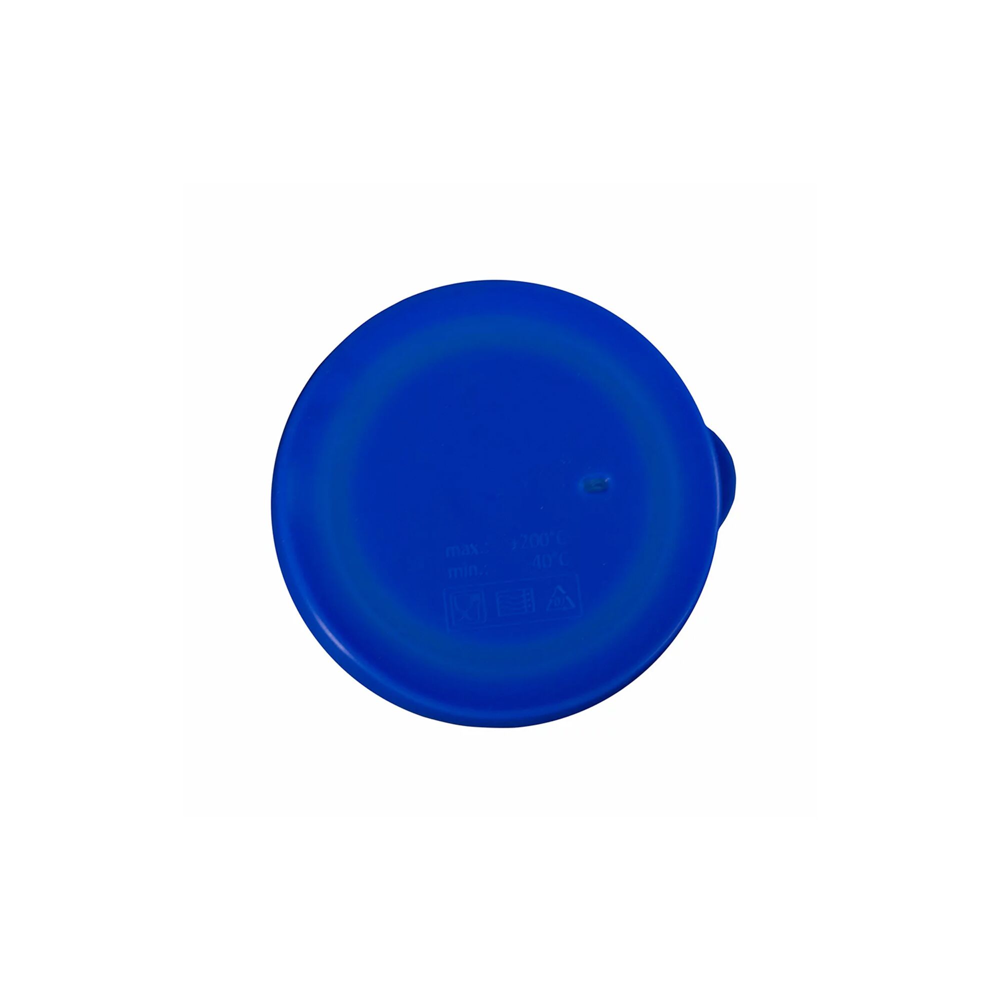 (100 pièces) THERMO FUTURE BOX | Couvercle en silicone pour bol d’accompagnement - 300 ml - Rond - Bleu
