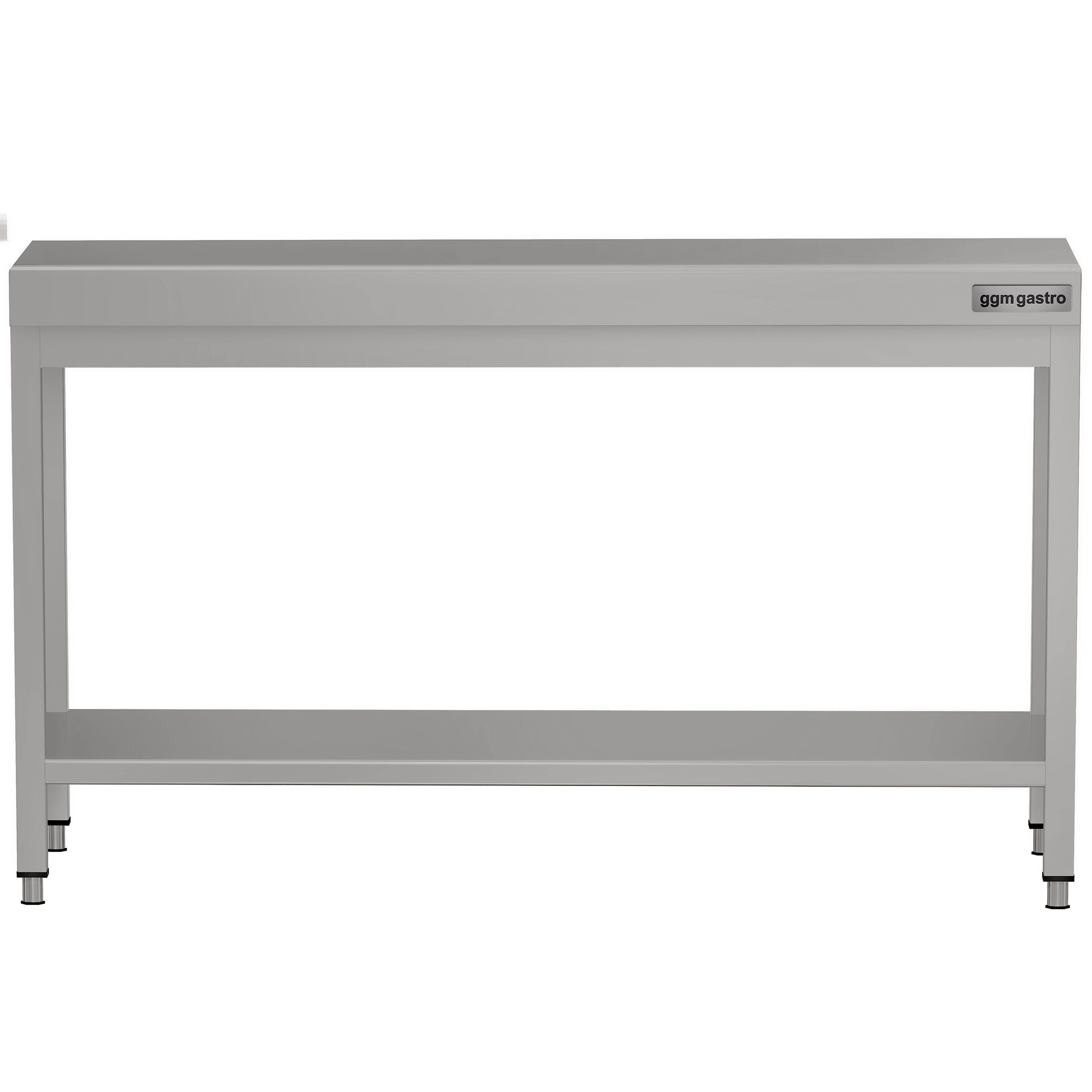 Table de travail en inox ECO – 1500 × 600 mm – avec tablette inférieure