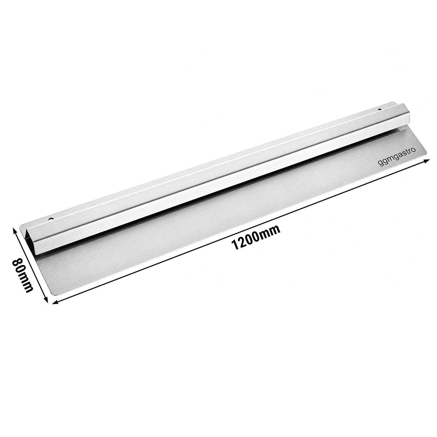 Bonschiene – rostfritt stål – 1200 mm