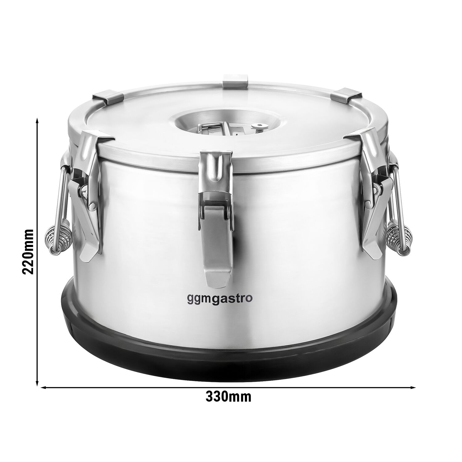 Conteneur isotherme pour boissons - 10L - Hauteur 220mm - fond antidérapant