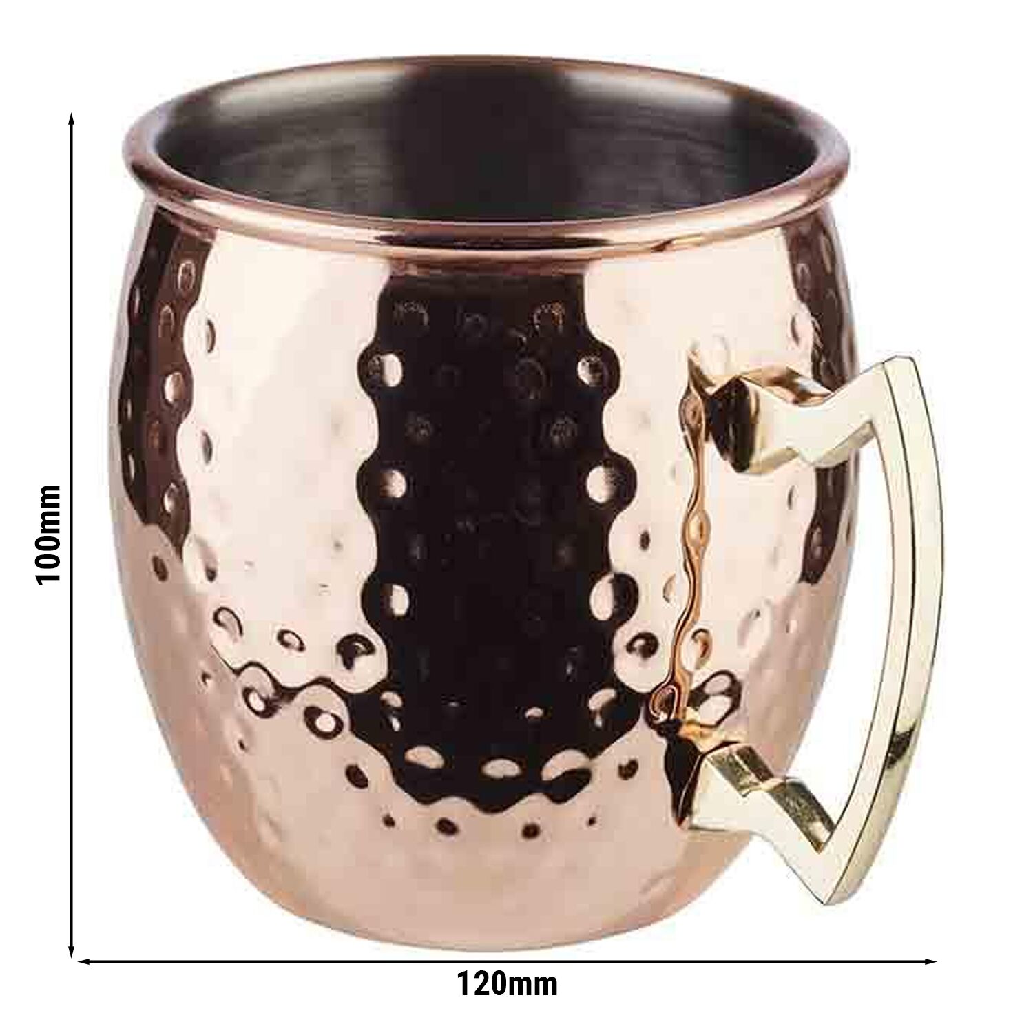(6 pcs) Tasse à thé MOSCOW MULE - 500ml - Cuivre