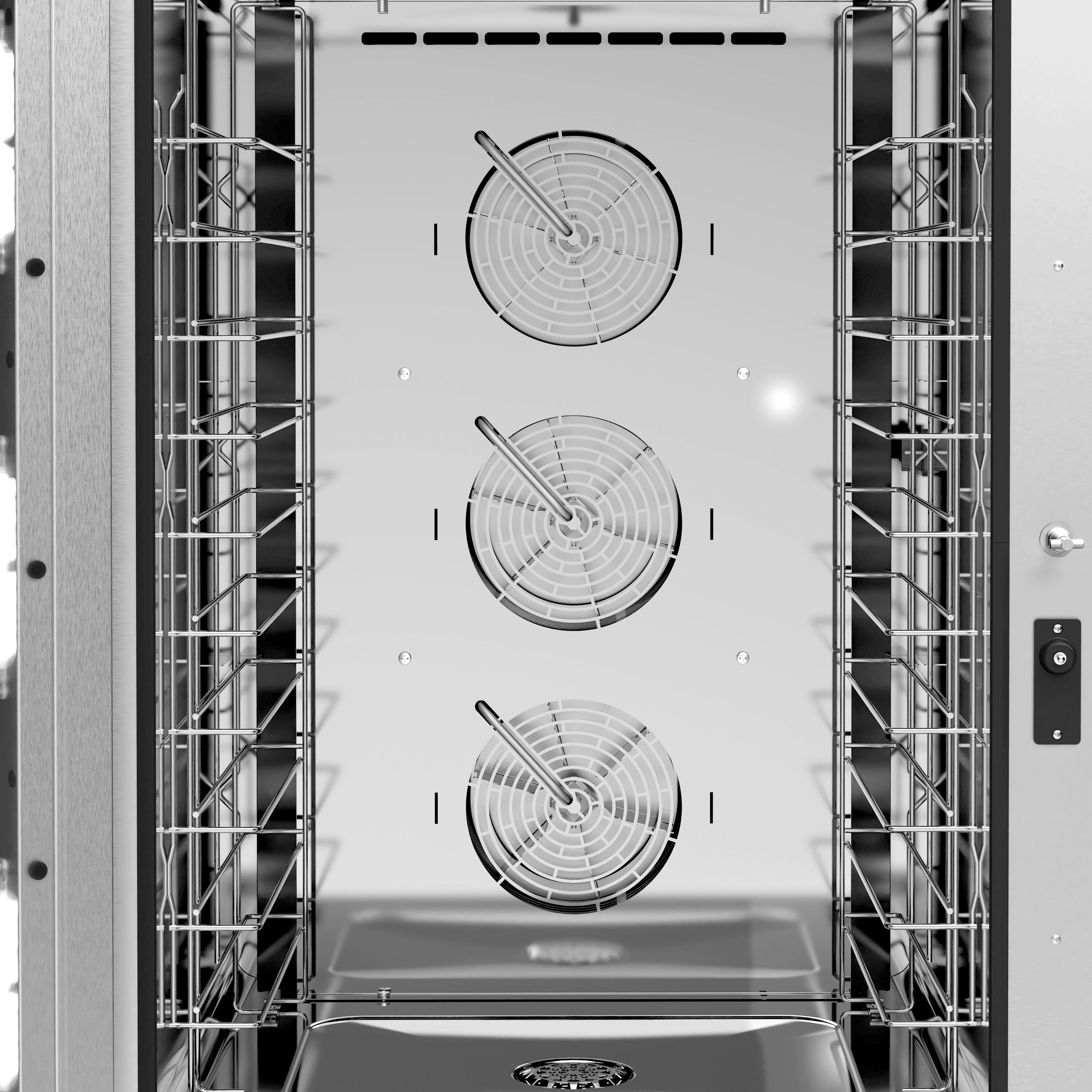 Electric Commercial Combi Oven - Manual Controls - 10x GN 1/1 or 10x EN 600x400