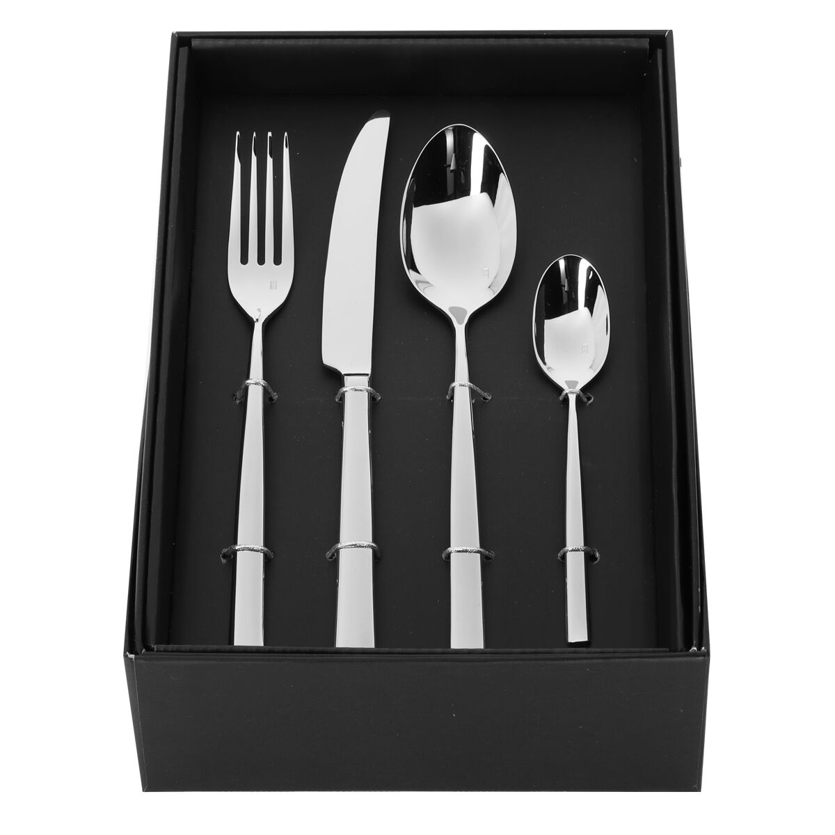 Ensemble de couverts Aurora - Acier inoxydable 18/10 - 24 pièces - Pour 6 personnes