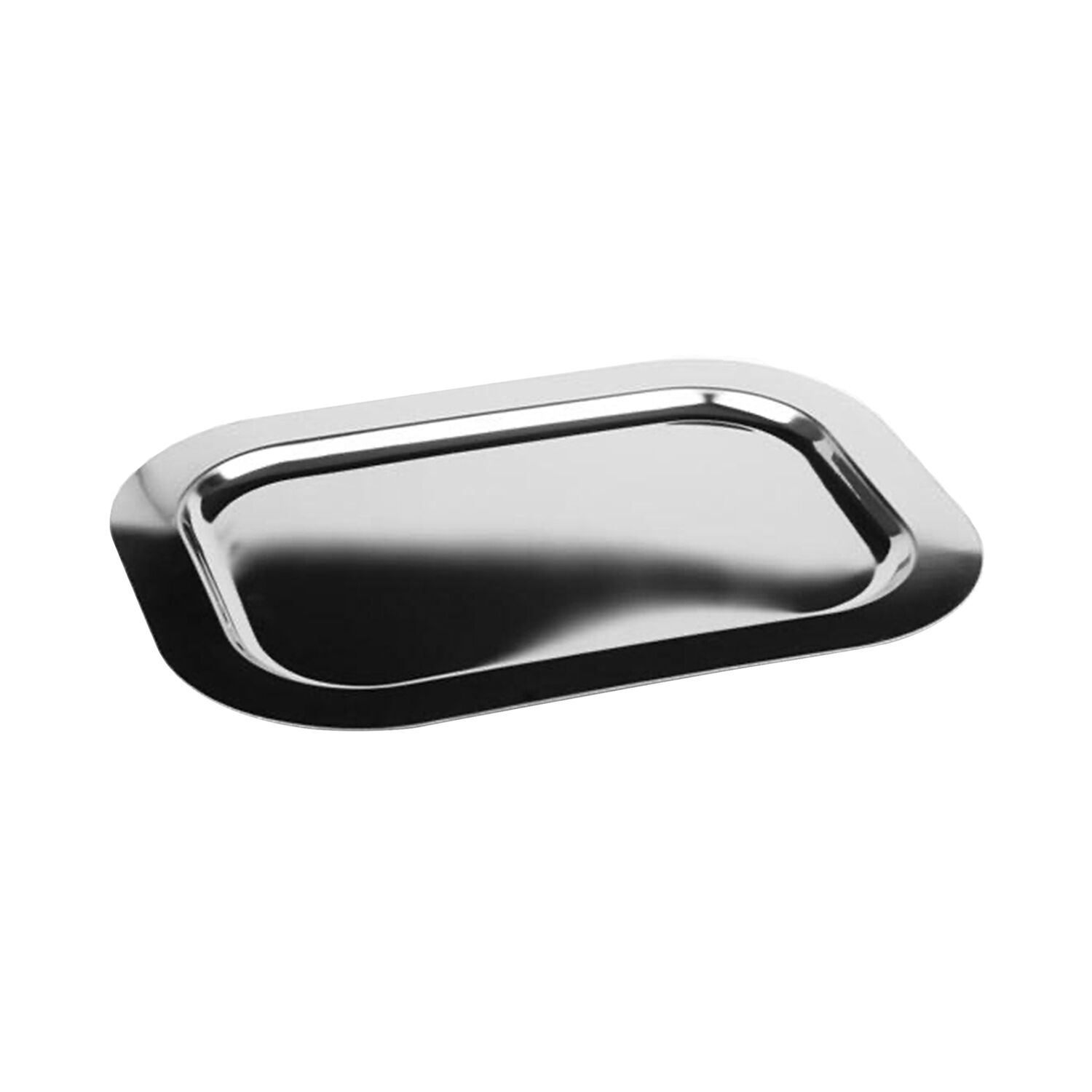 (6 pcs) Plateau de présentation - FINESSE - Acier inoxydable - 300x240mm - Hauteur:15mm