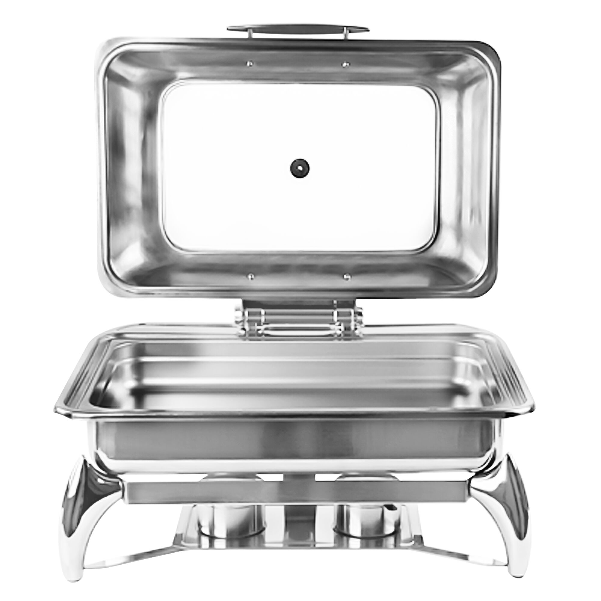 Chafing dish - GN 1/1 - avec couvercle en verre à fermeture douce (Soft-Close)