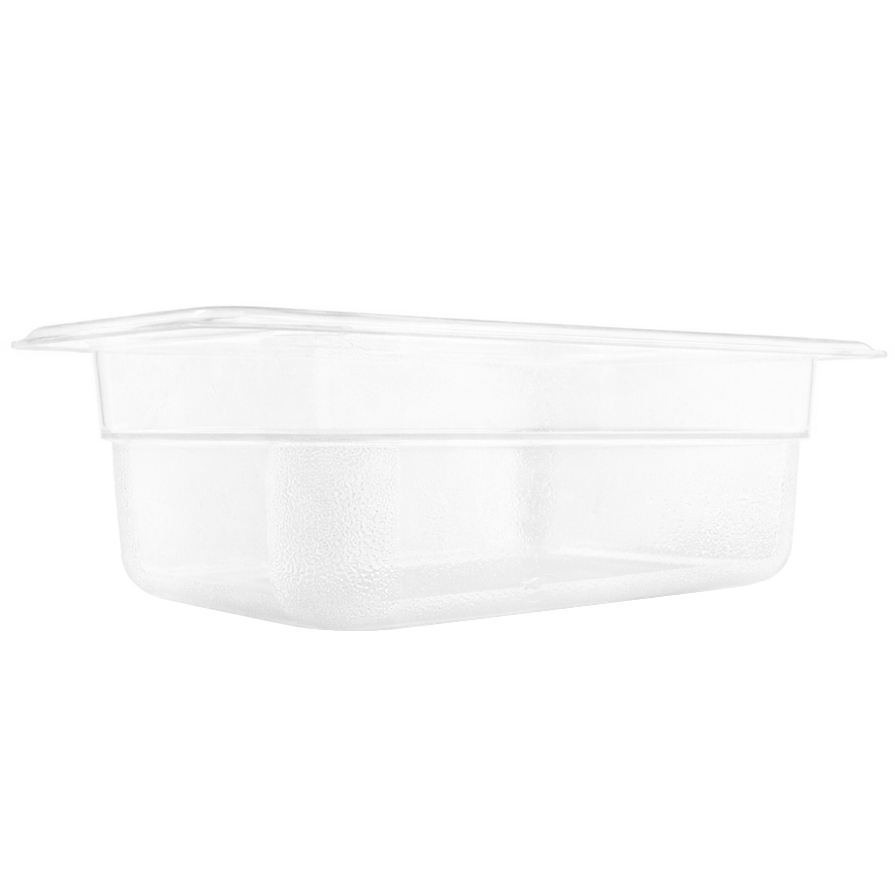 (6 pièces) Bac en Polypropylène - GN 1/4 - Translucide - 1,7 L - Hauteur : 65 mm