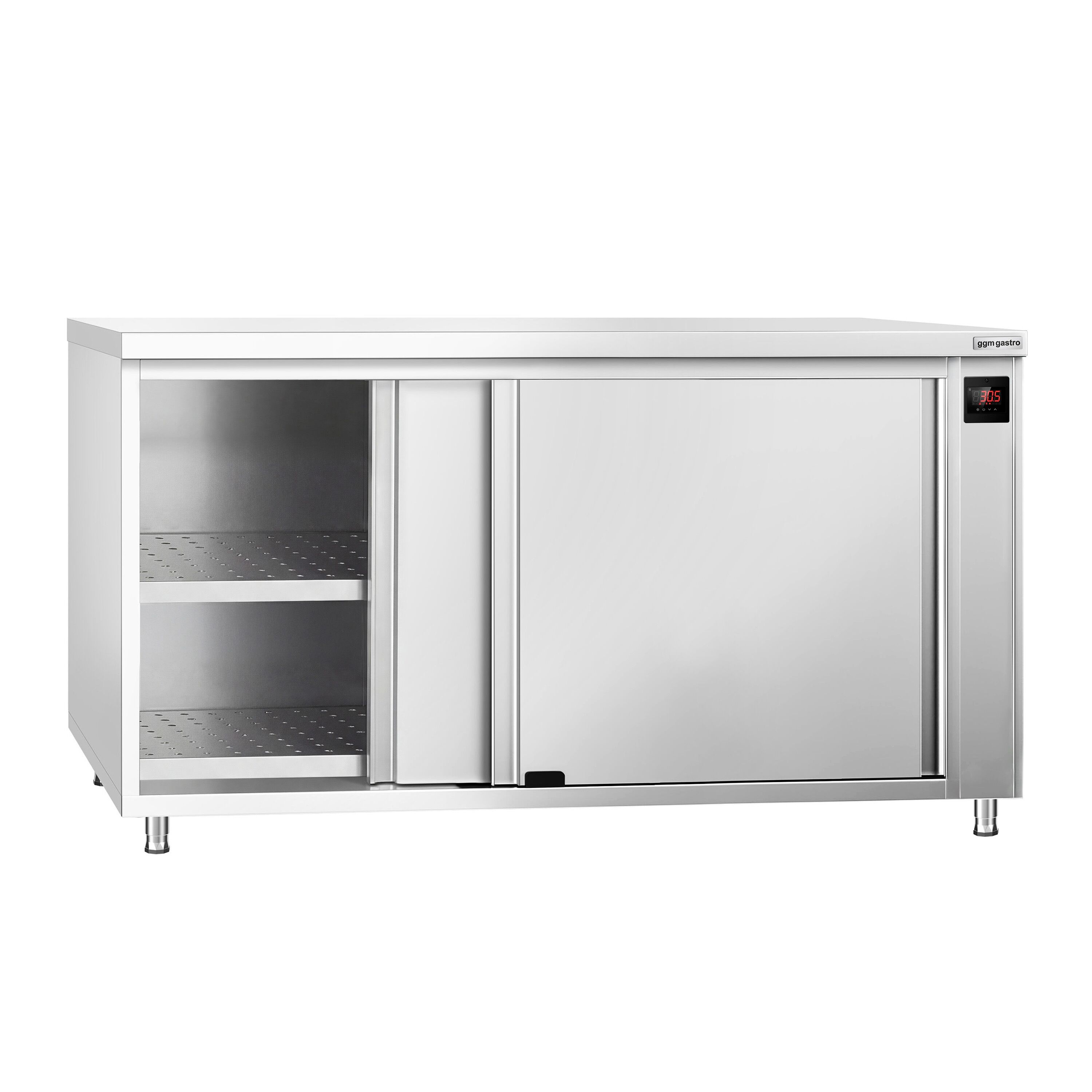 Armoire chauffante professionnelle - 2kW - 1 étagères - 1800x700x870mm