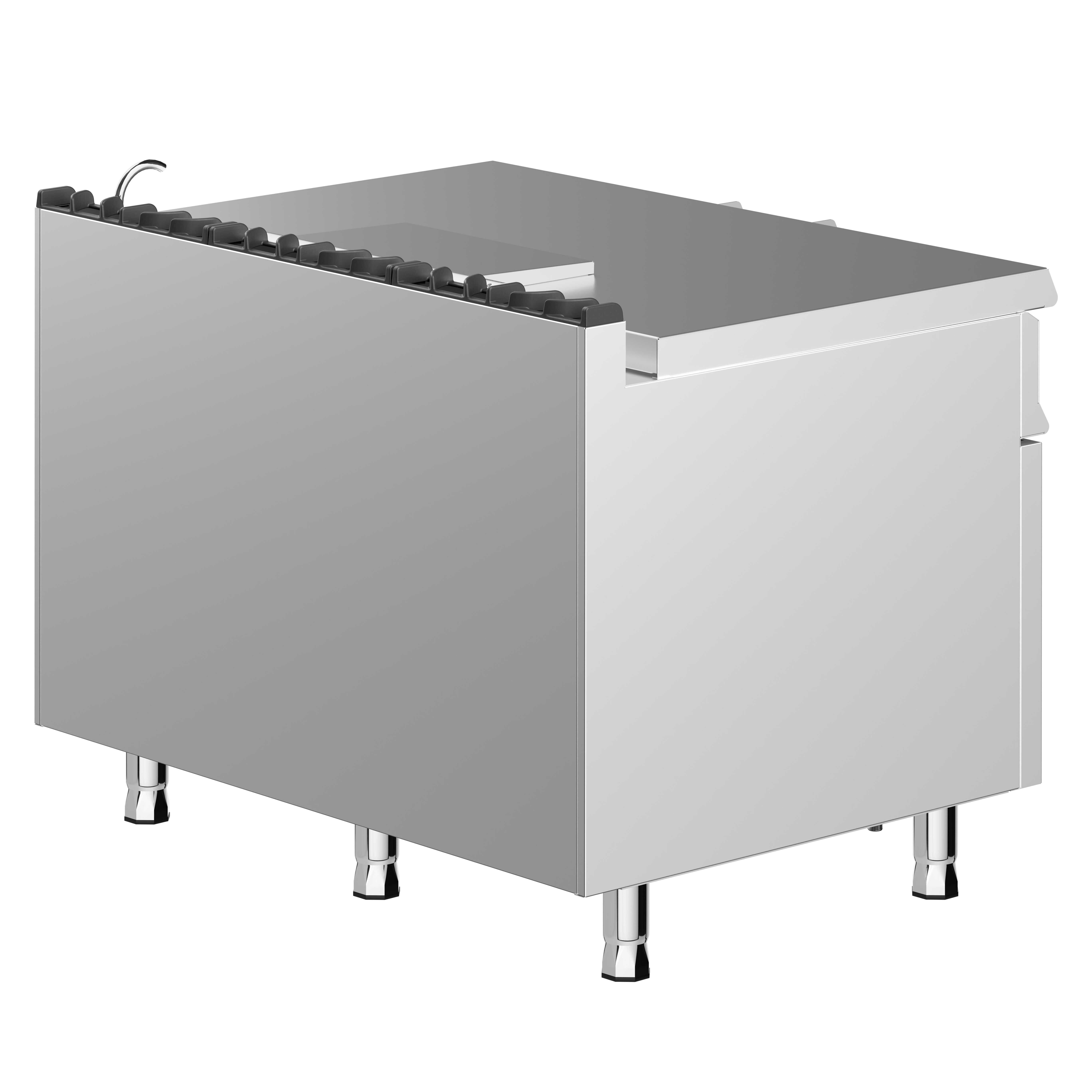 Poêle basculante électrique - 120 litres - 19 kW - avec volant manuel et raccordement d’eau