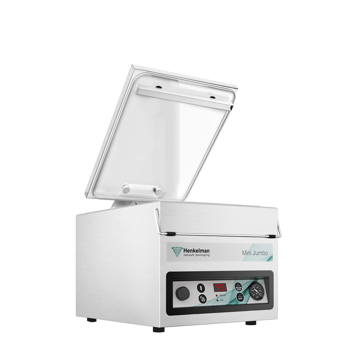 HENKELMAN | Mini Jumbo – Machine sous vide à cloche – 4 m³/h – 100 watts – numérique