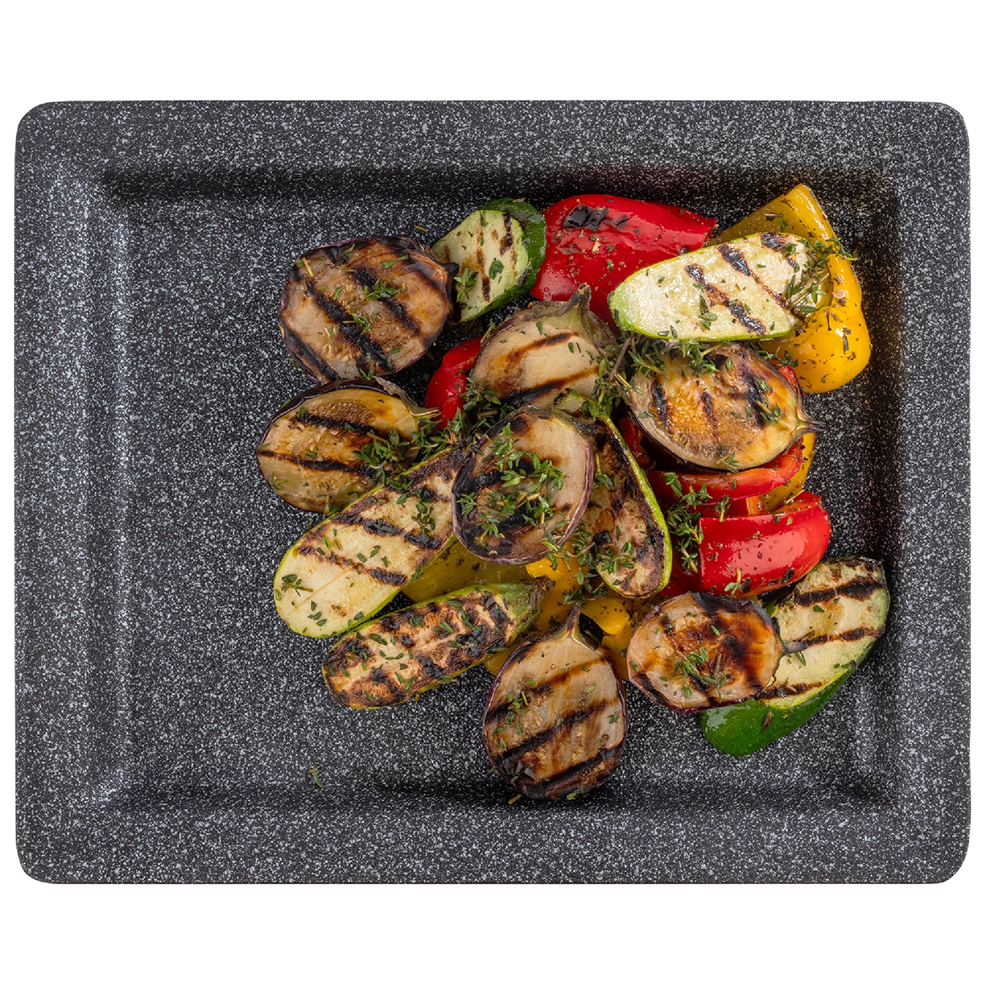 (6 pièces) Plateau GN 1/2 – FROSTFIRE – aluminium – Hauteur : 30 mm – Gris