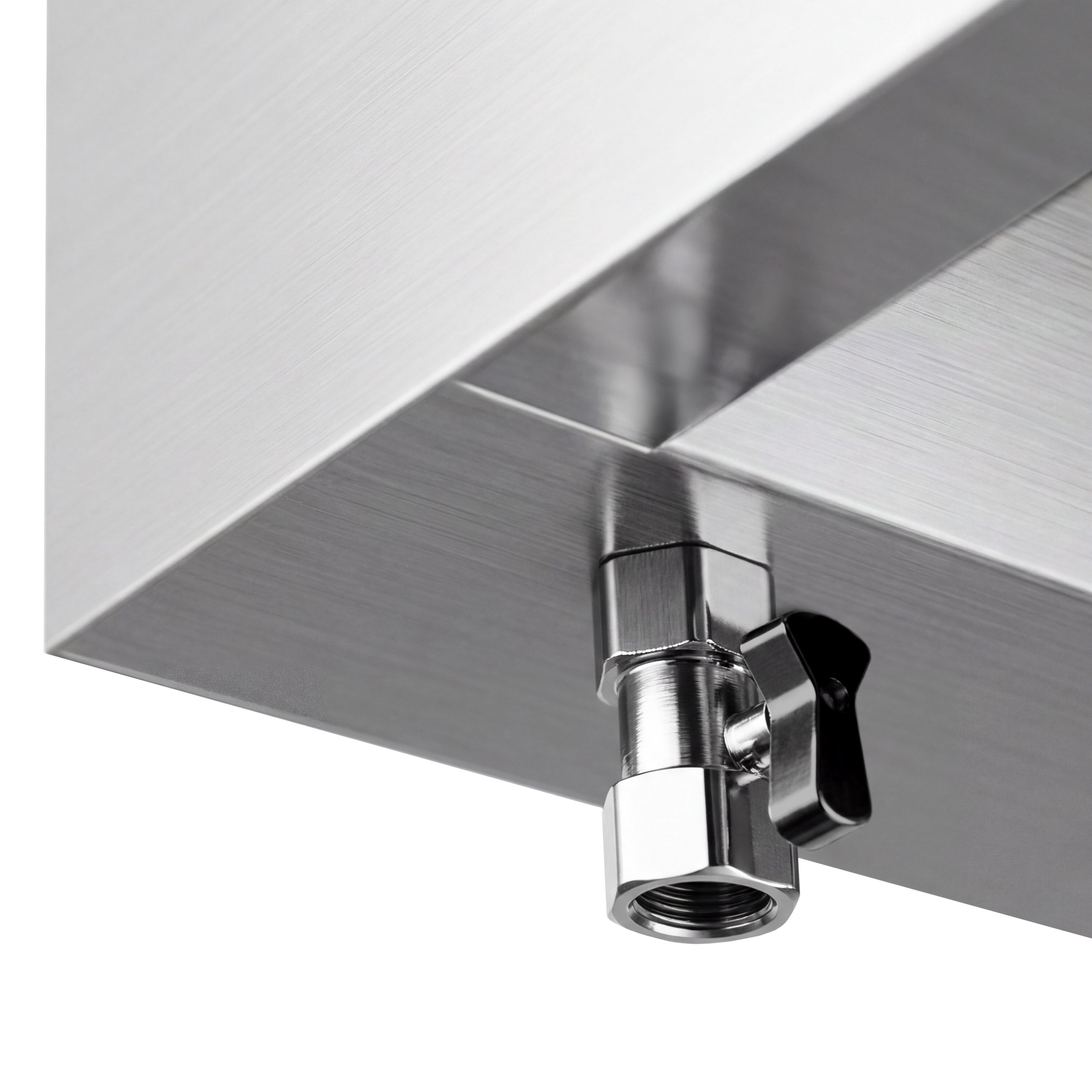 Commercial Wall-Mounted Extractor Hood – 1800mm – with Baffle Filters & Lighting