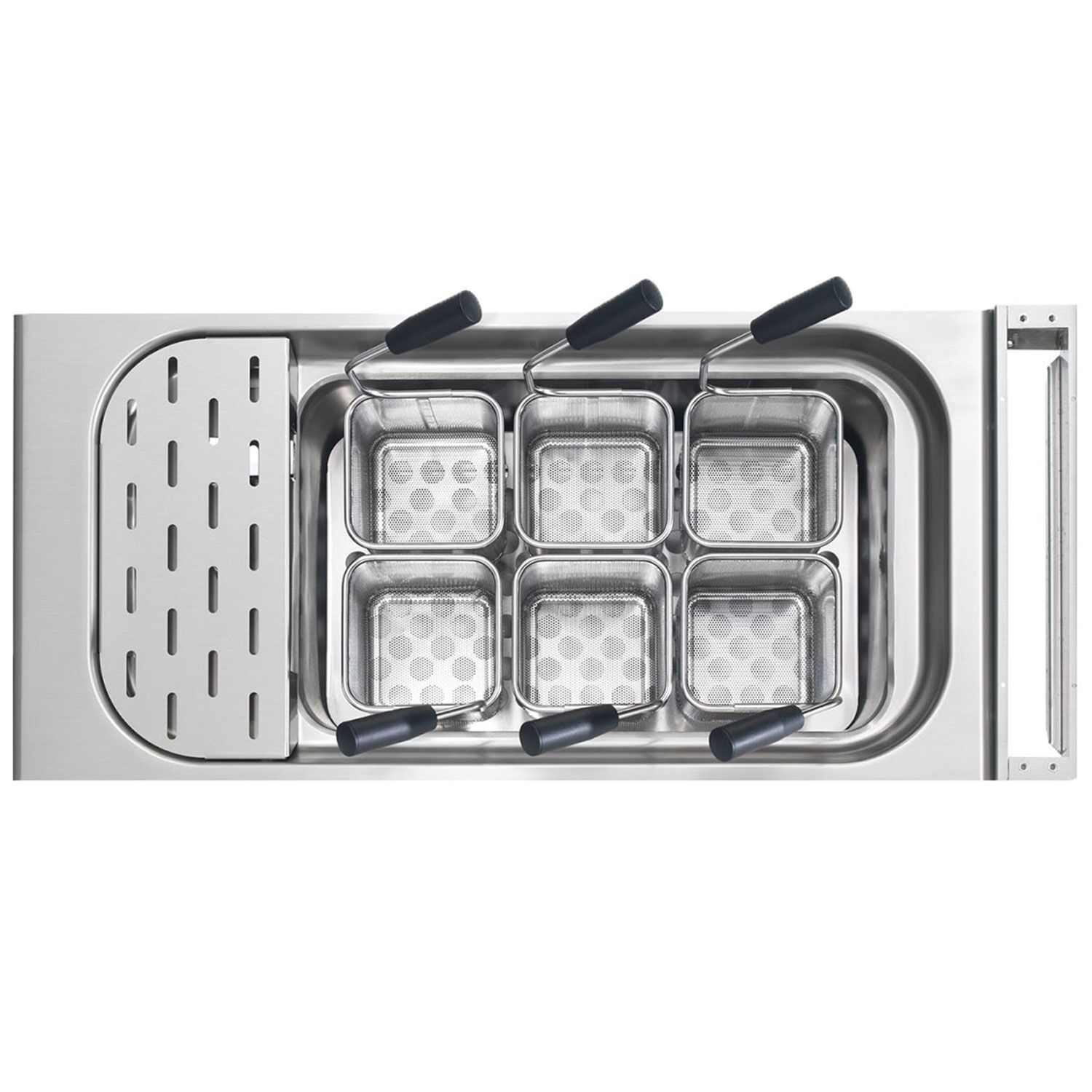 Cuocipasta professionale elettrico su base armadiata - 40 litri - 10,0kW - con rubinetto di scarico - Linea 900