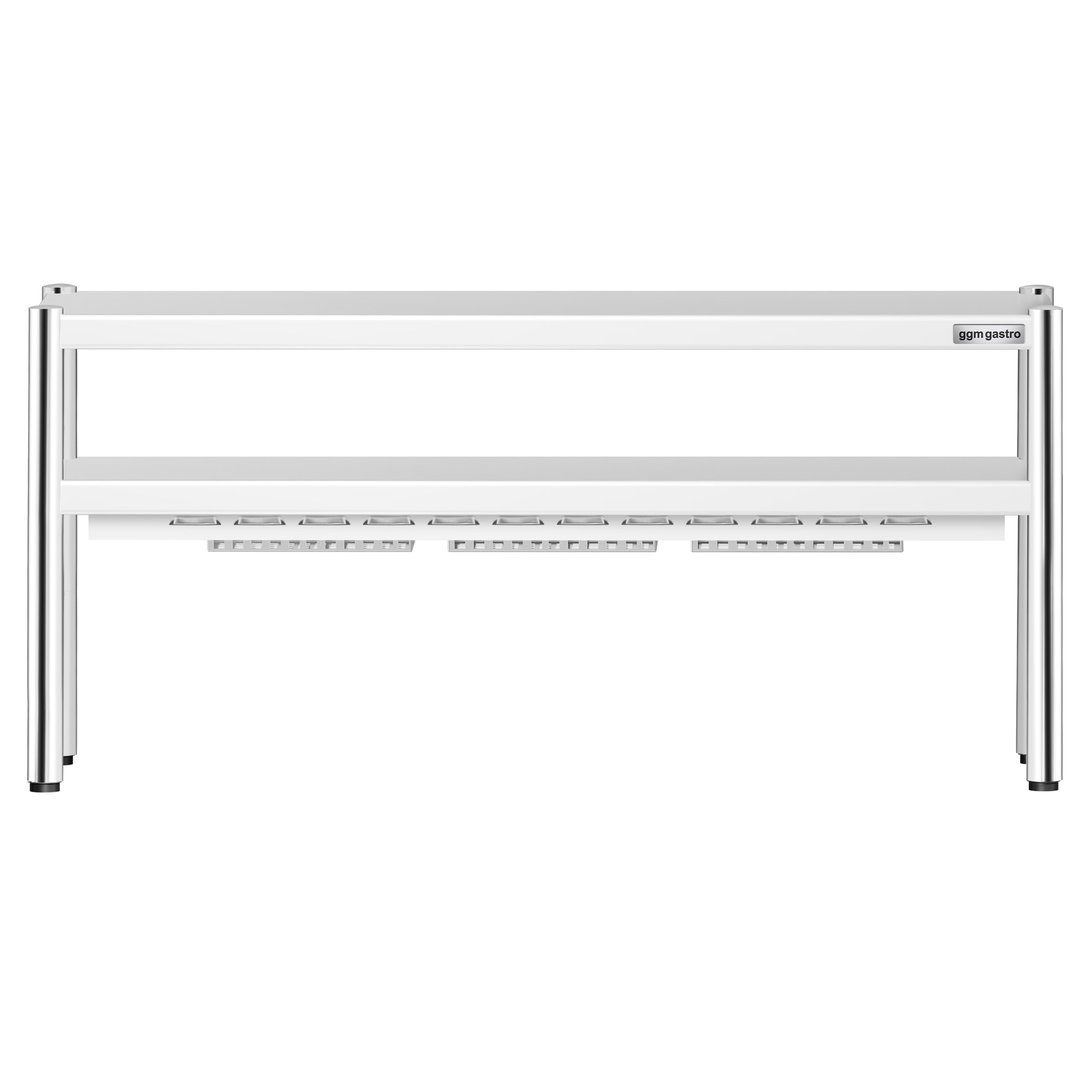 Pont chauffant PREMIUM - infrarouge - 1400x370mm - 1,05kW - 2 étages chauffants - réglable en hauteur