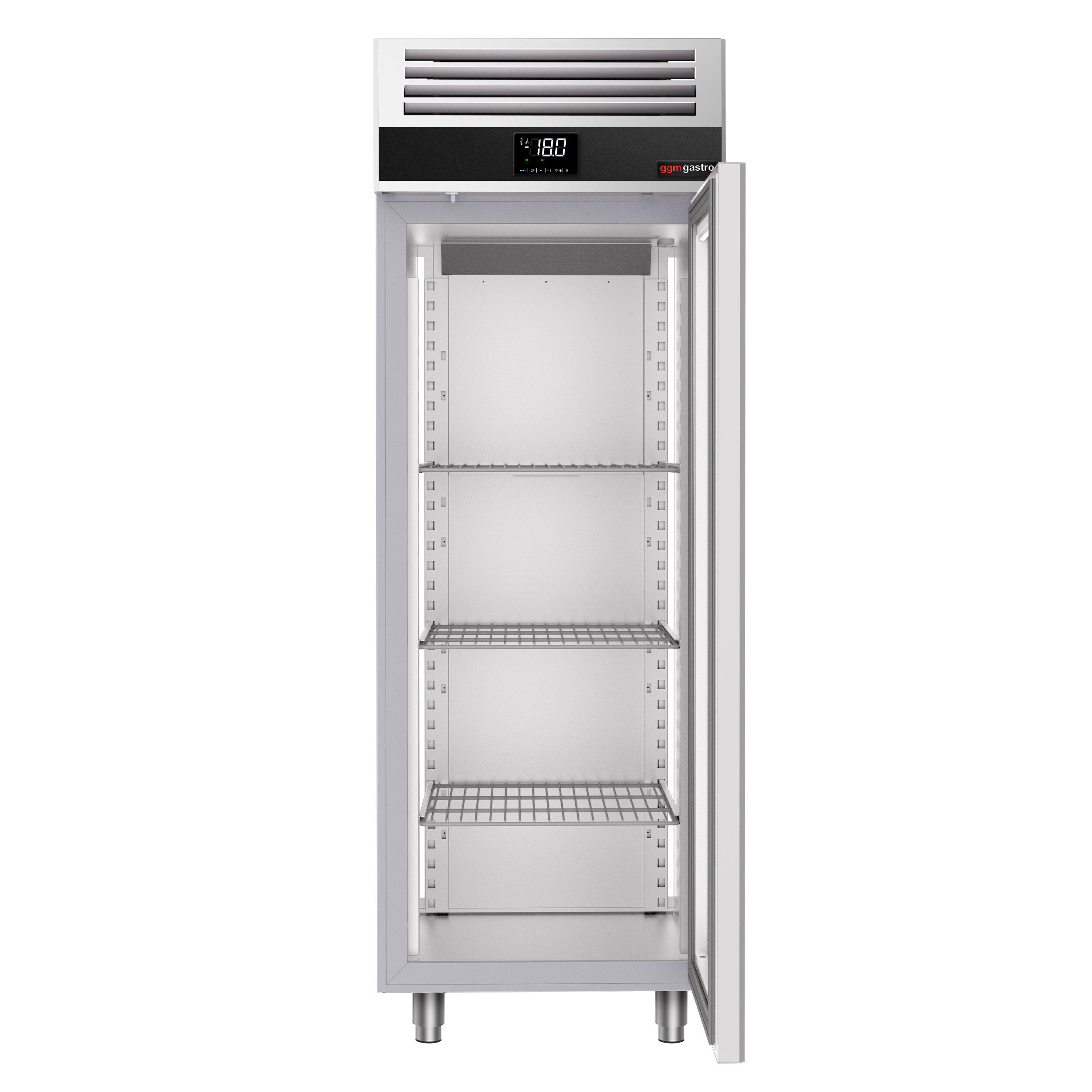 Upright Freezer PREMIUM - GN 2/1 - 700L - with 1 glass door