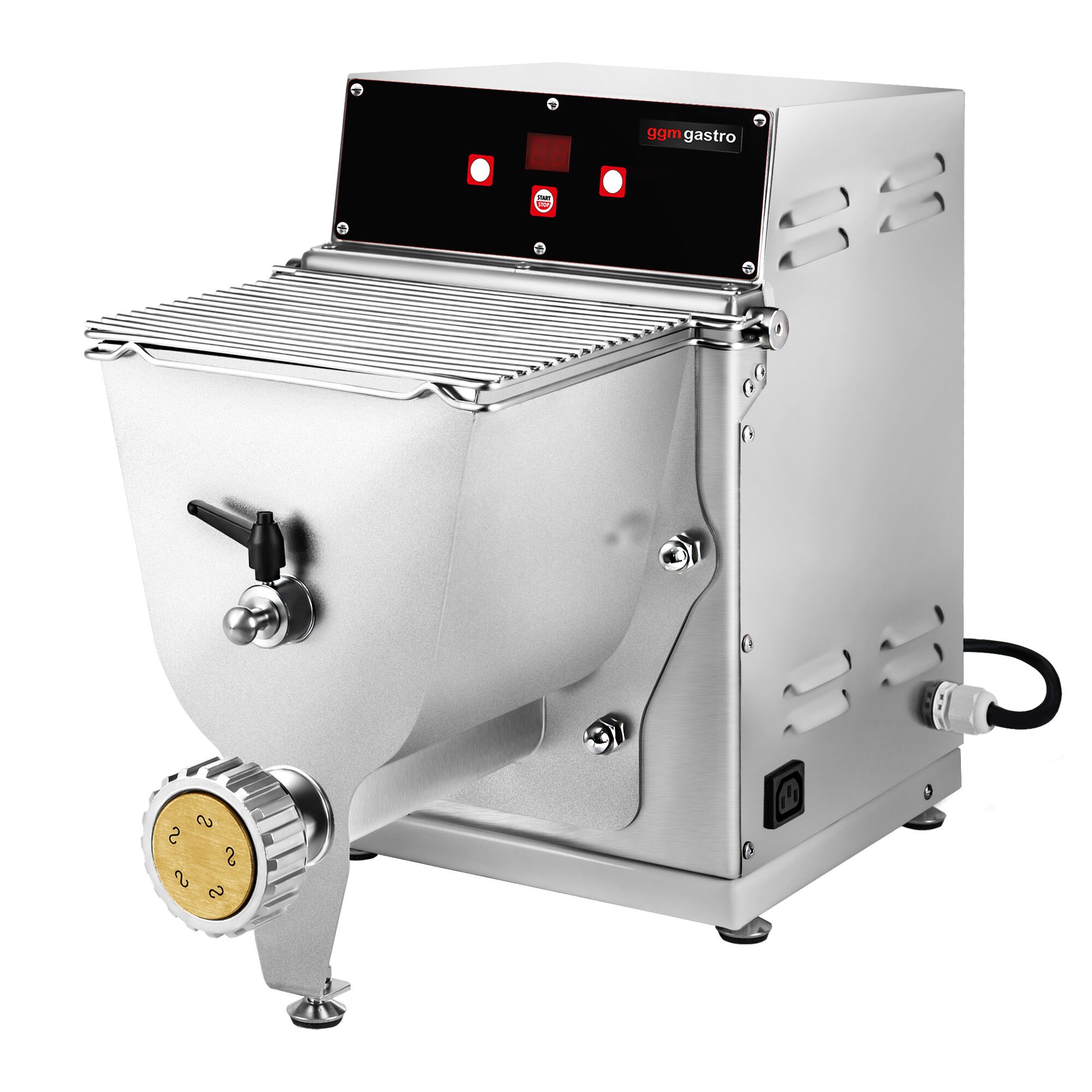 Machine à pâtes électrique – 8 kg/h – 370 watts – Ø 57 mm filière – incl. coupe-pâtes