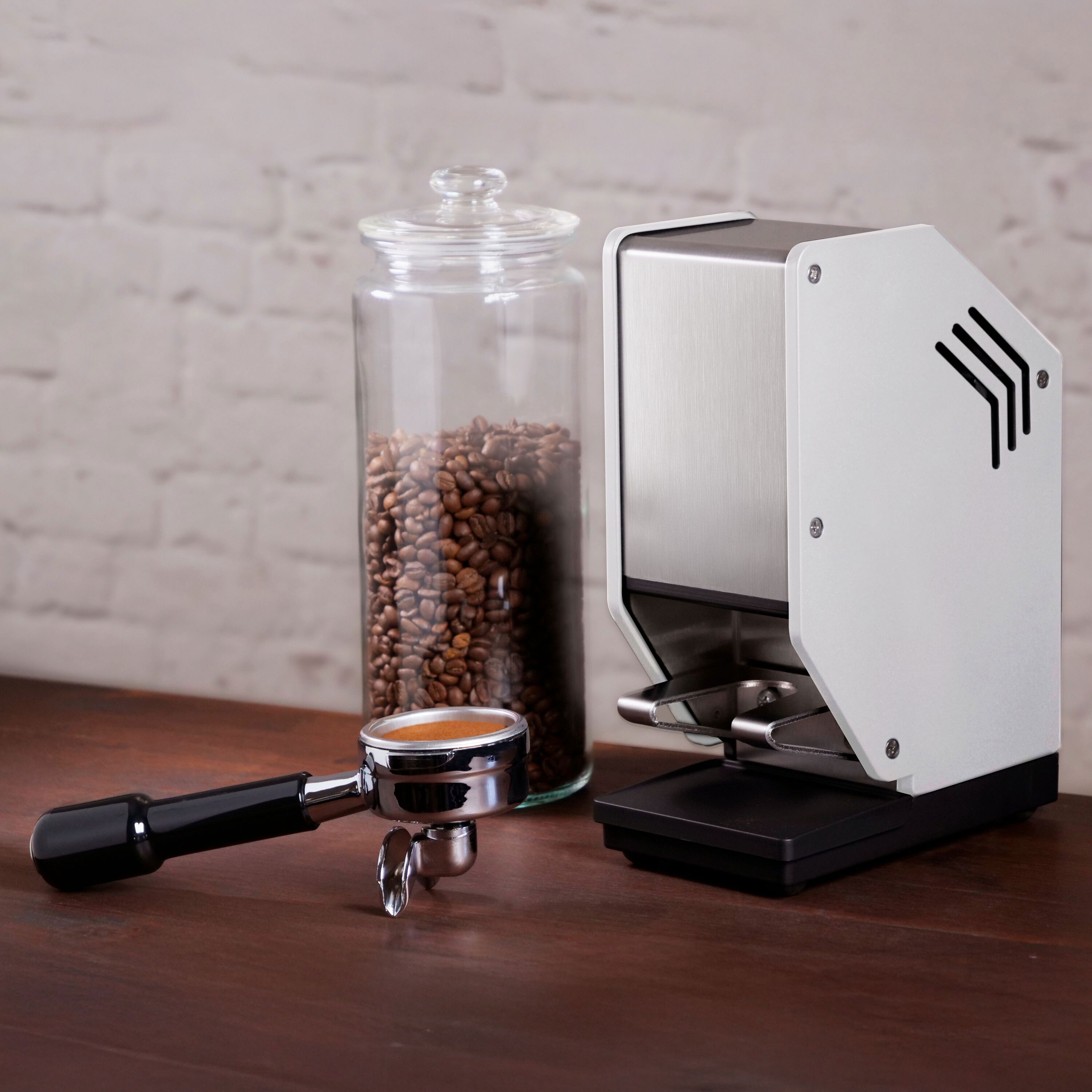 Tasseur à café automatique - 25kg - Ø58mm - Blanc