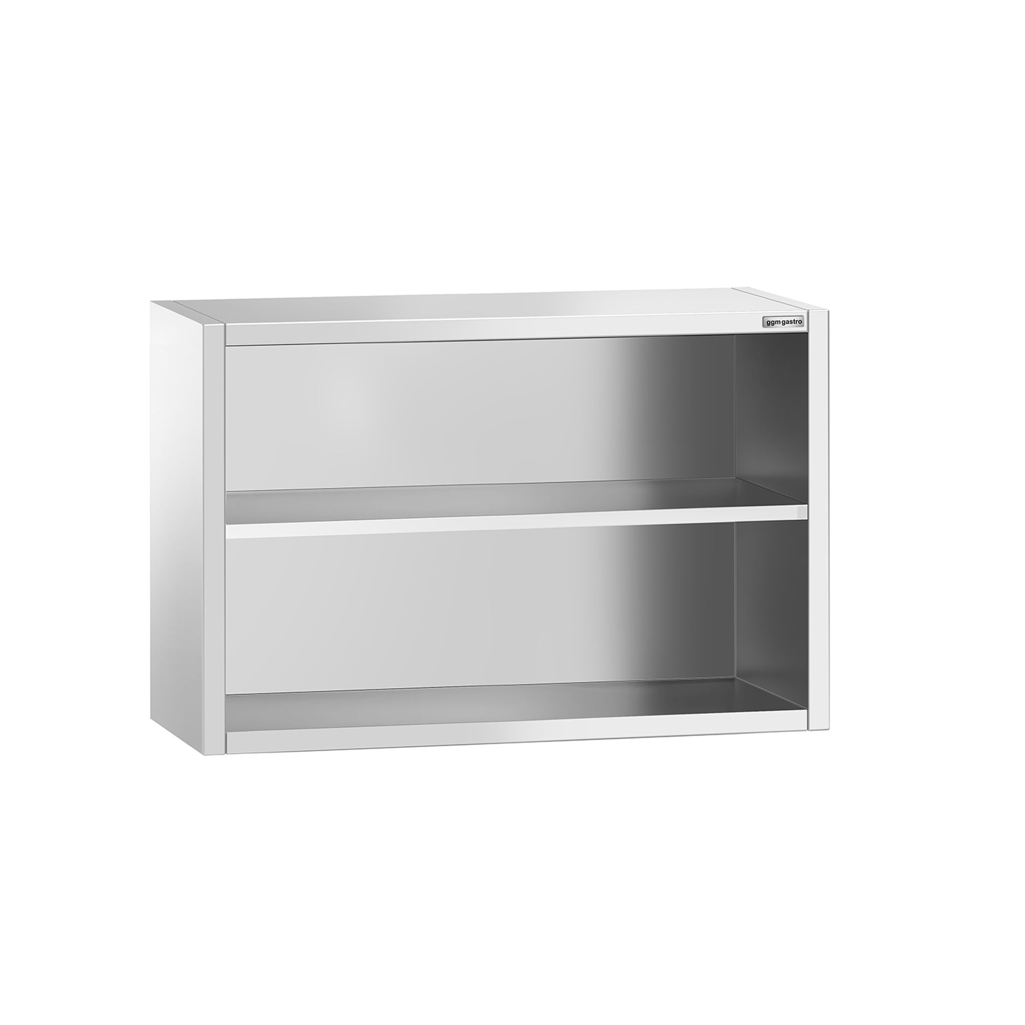 Armoire murale en acier inoxydable PREMIUM - 1000x400mm - sans portes (ouvert) - 800mm de haut