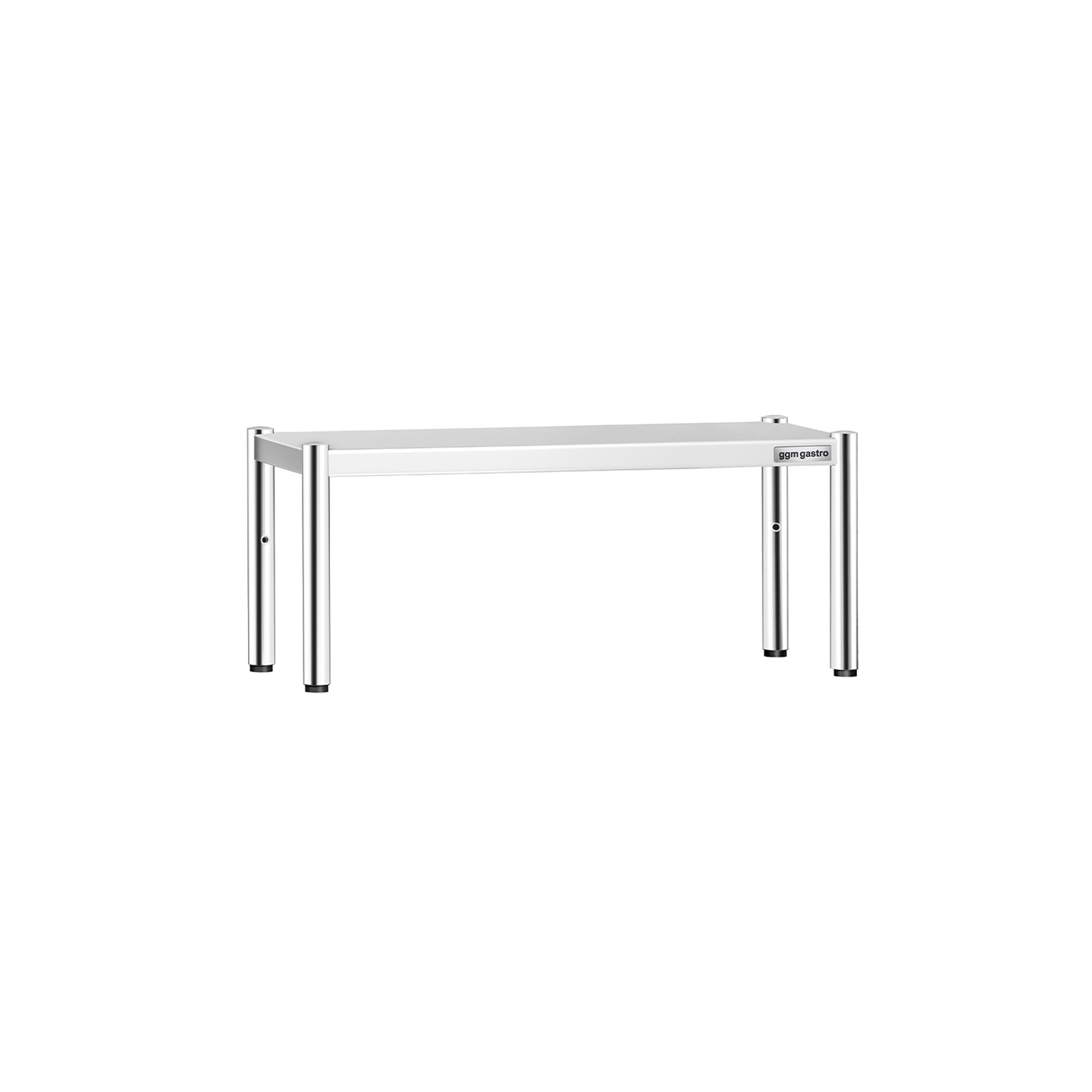 Étagère supérieure en inox – 1 niveau – 1000 × 370 mm – hauteur réglable