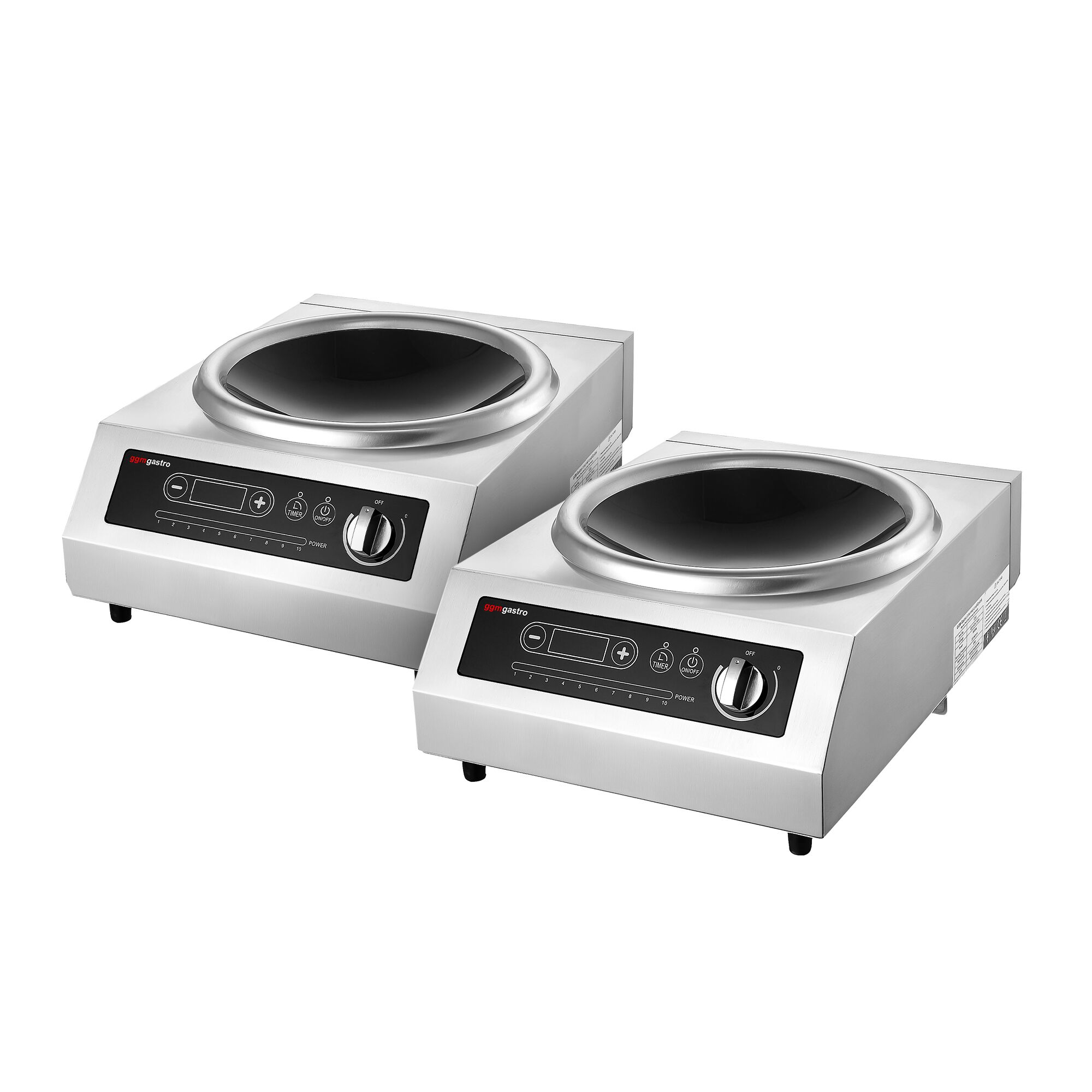 (2 pièces) Wok à induction - 3,5 kW - avec wok