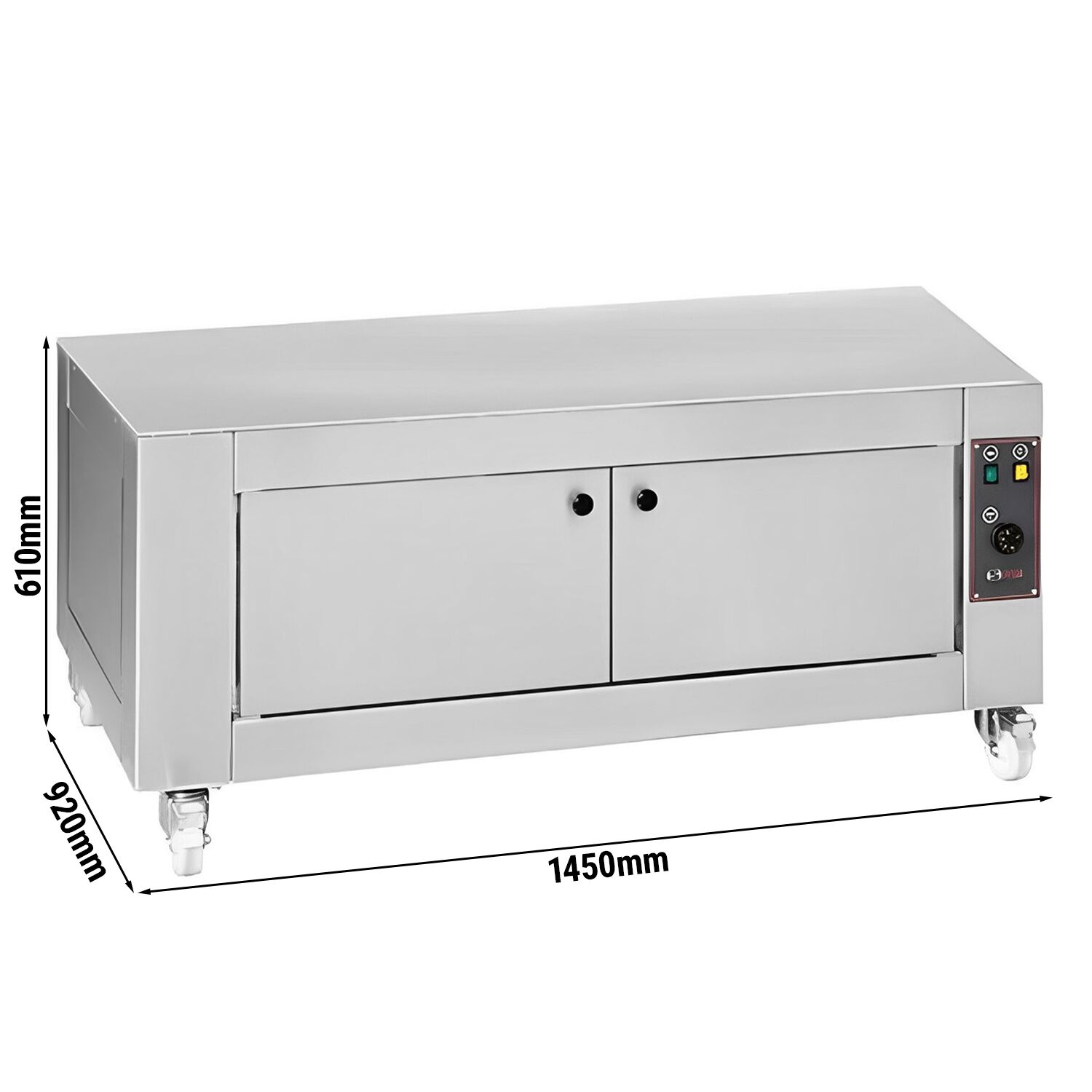 Armoire de fermentation - Manuel - 6x EN 600x400mm - pour four(s) à pizza PEZ630G & PEZ630G#2